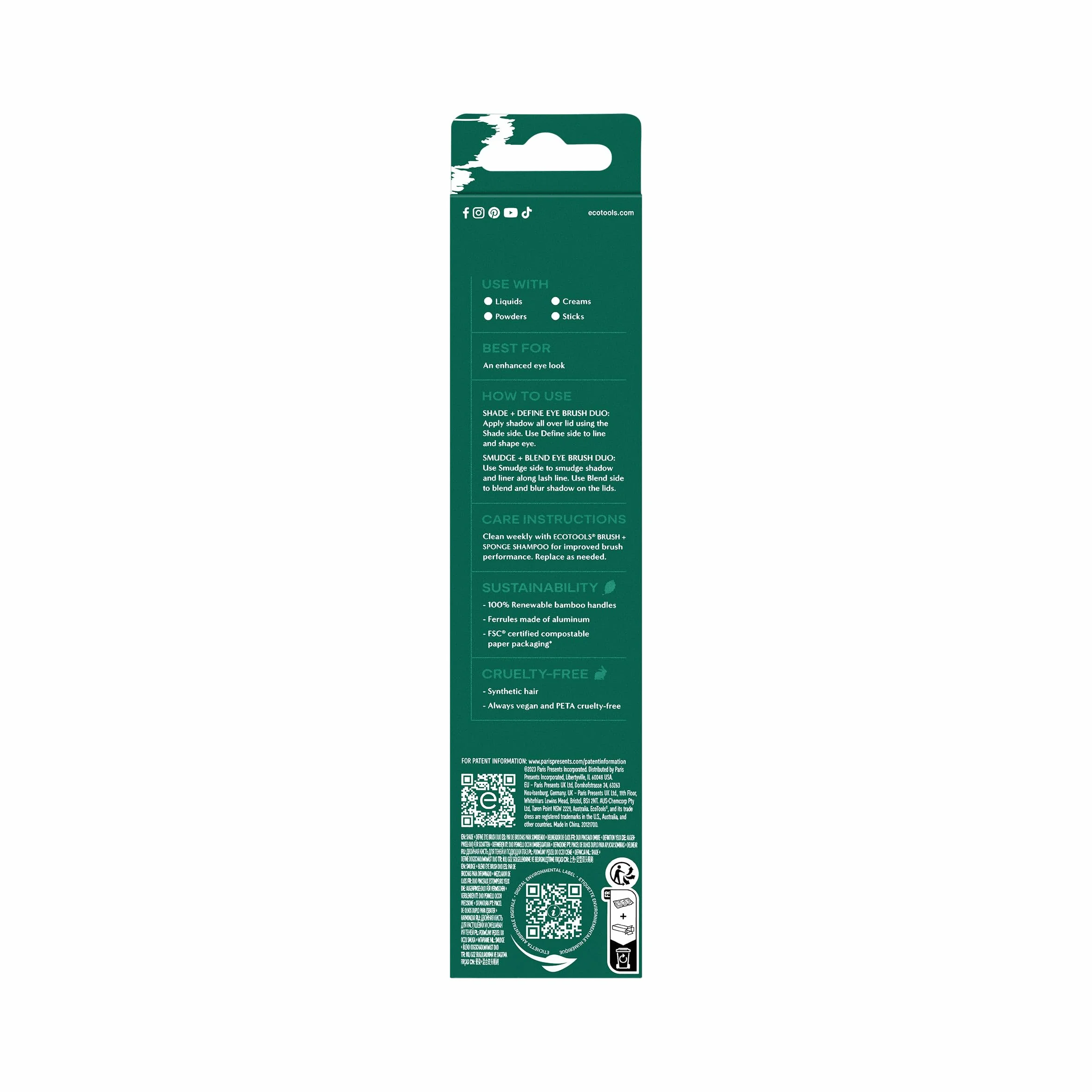 ECOTOOLS Set de brochas para maquillaje