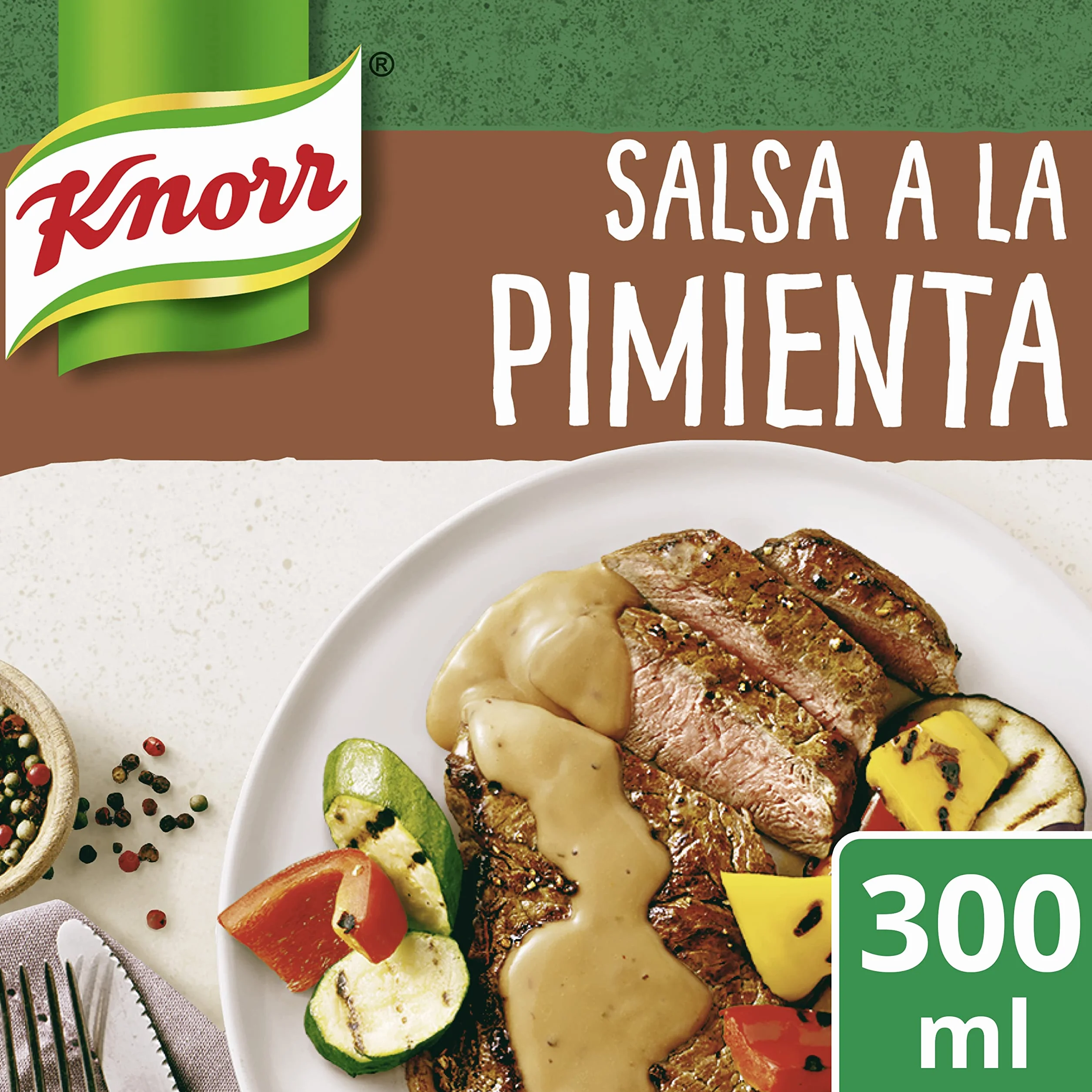 Knorr Salsa a la Pimienta 300ml Pack de 12