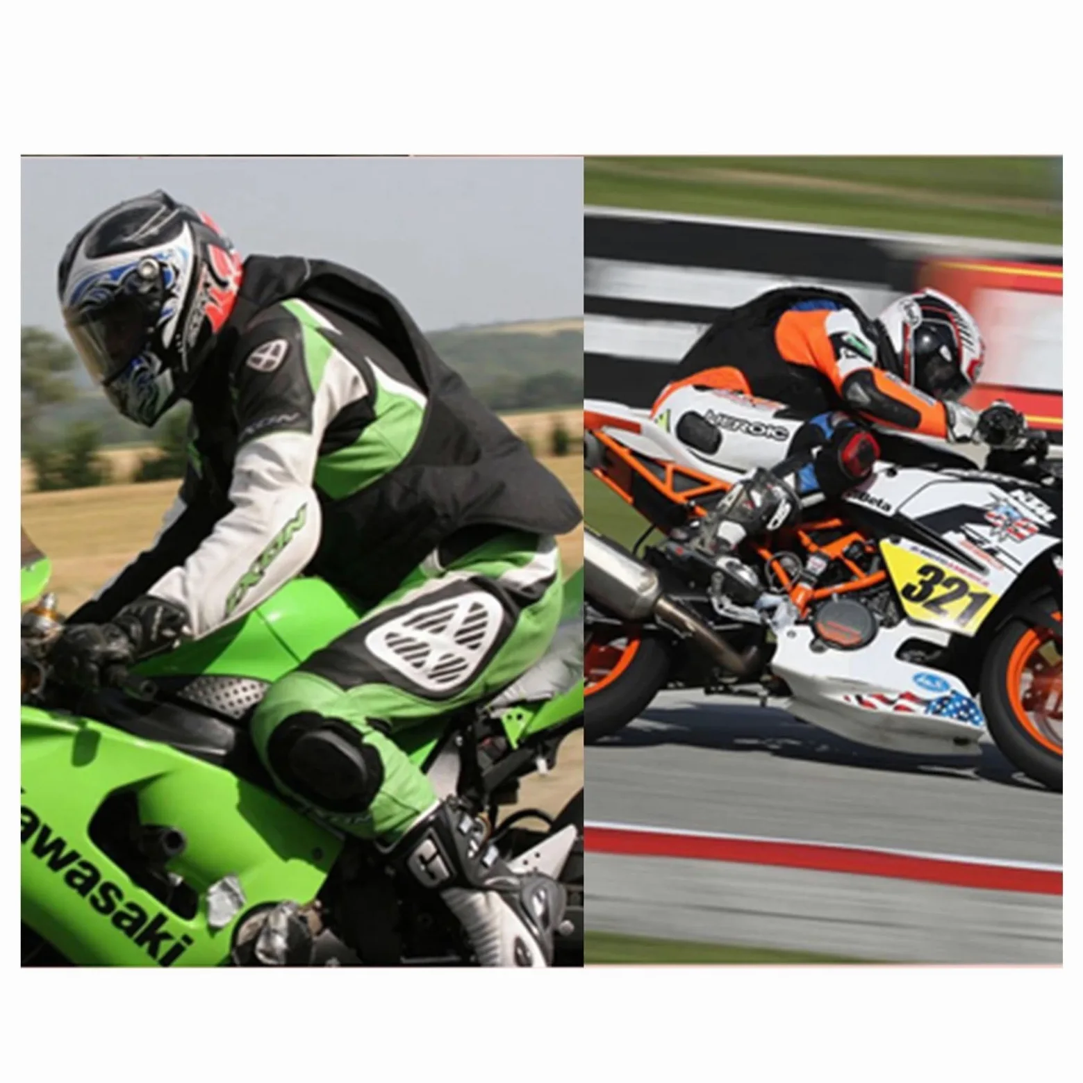 Chaleco Airbag Moto Chaleco Hinchable Motocross Malla Transpirable 3D, Múltiples Bolsas De Aire Chamarra Reflectante Con Cierre
