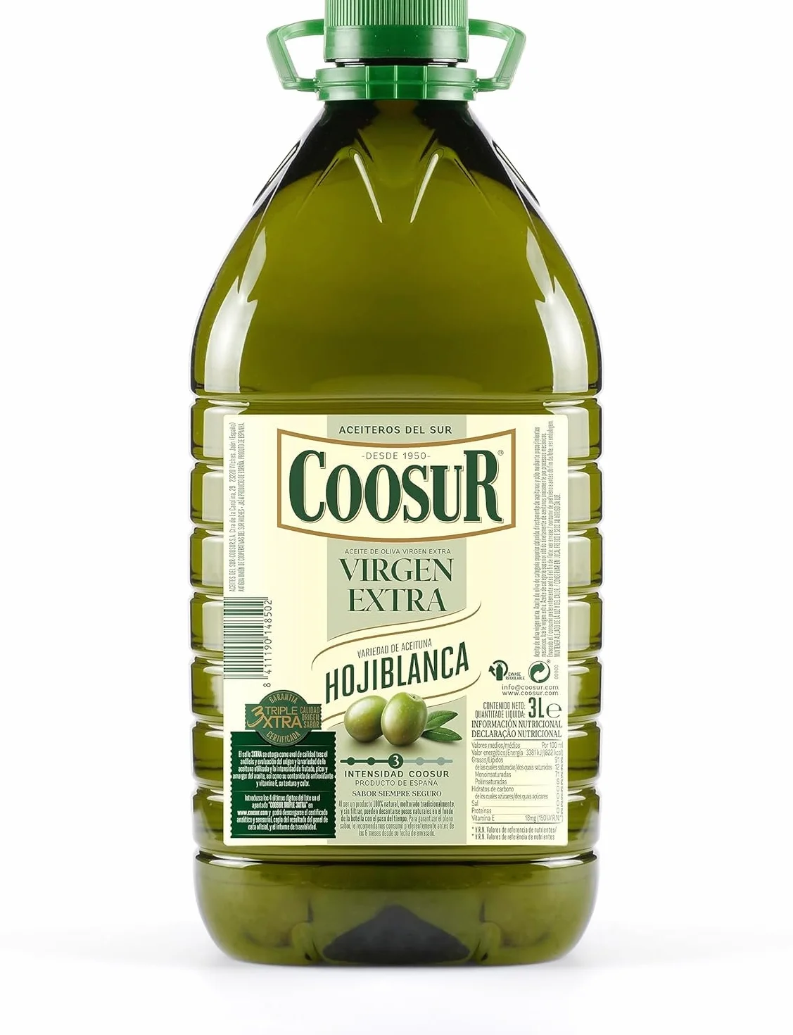 Aceite de Oliva Virgen Extra Hojiblanca 3 Litros