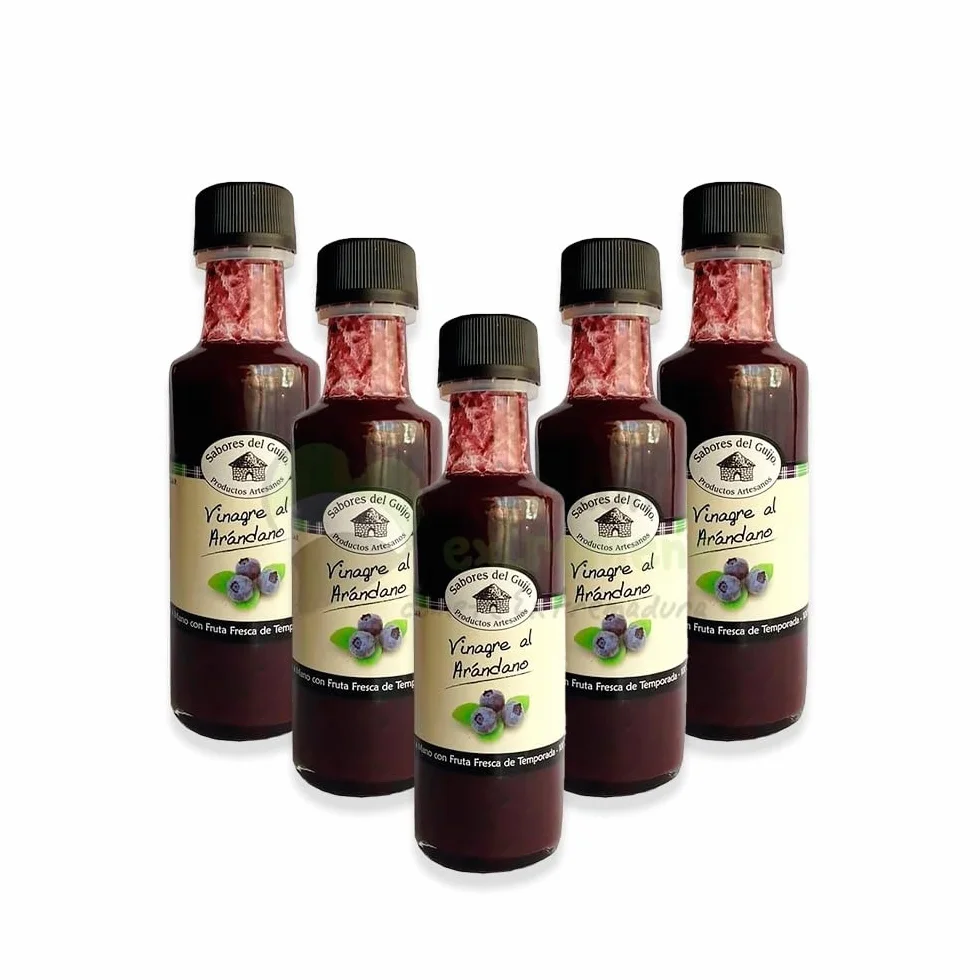Pack 5 Vinagres Sabores del Guijo Arándano Gourmet Extremadura