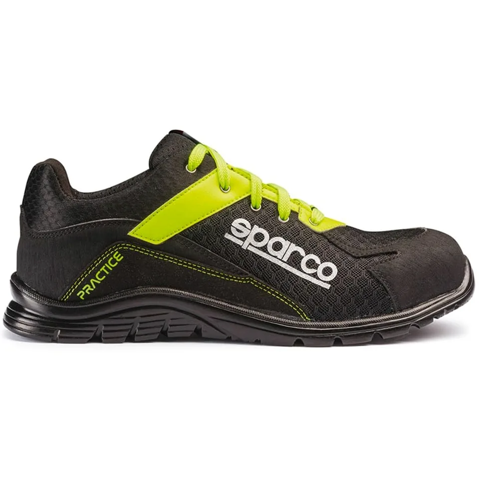 Sparco - Practice Jos ESD S1PL SR FO - Calzado de seguridad para hombre y mujer - Calzado de trabajo antideslizante y resistente adecuado para cualquier condición de trabajo - EU 42