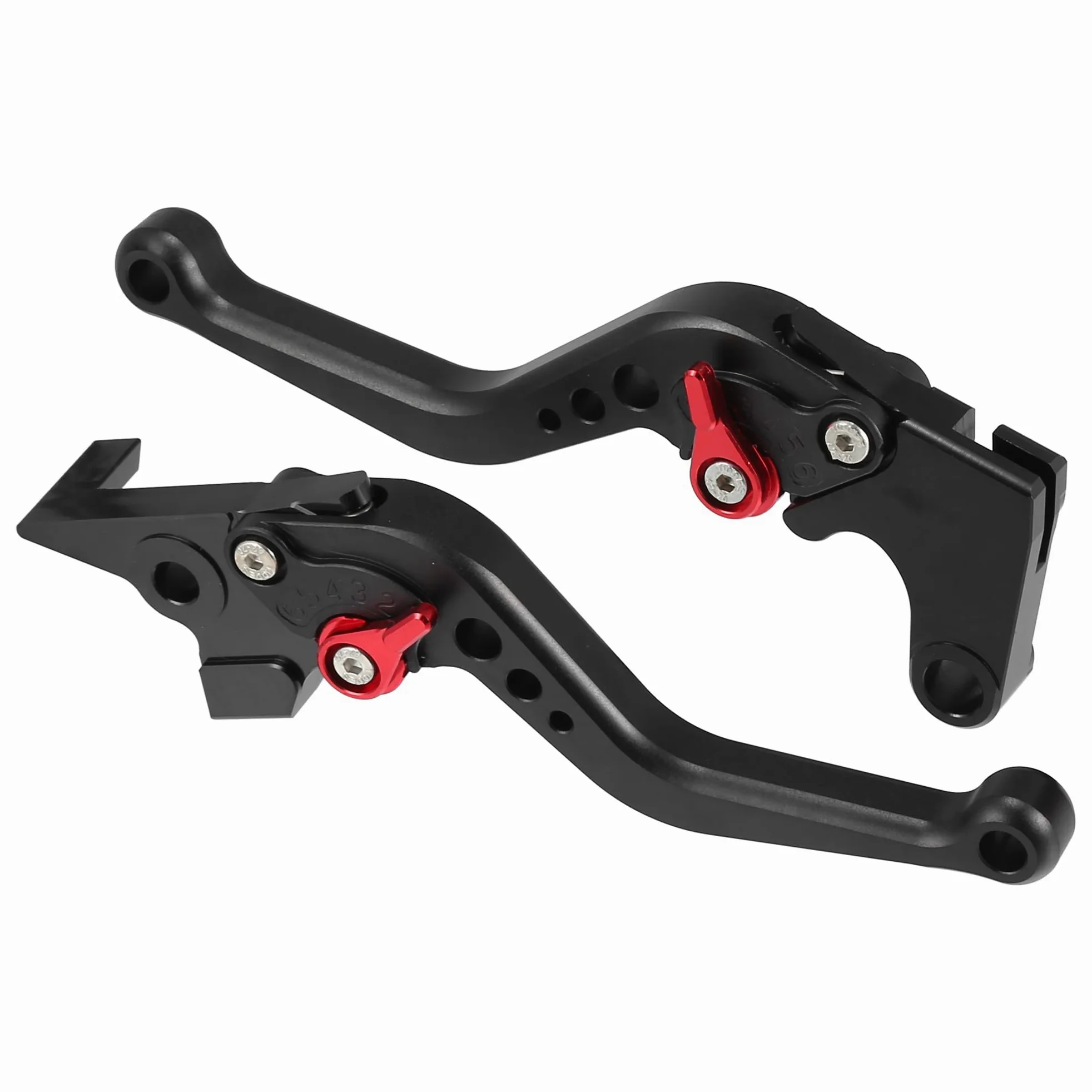 QUARKZMAN 1 Par de Palancas de Freno Y Embrague Cnc para Yamaha Fz6 Fazer Negro