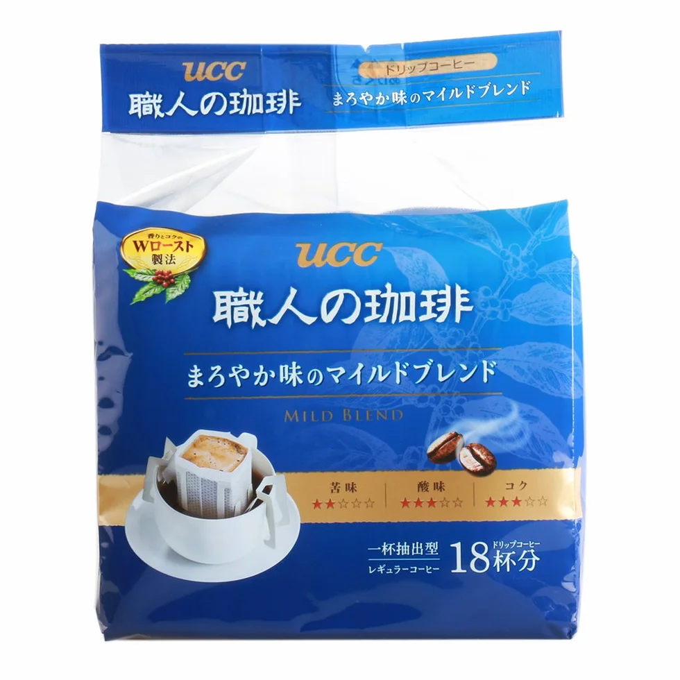 UCC suave mezcla de cafe de filtro sabor artesano