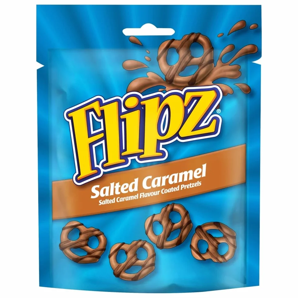Flipz Salted Caramel Coated Pretzel 90g