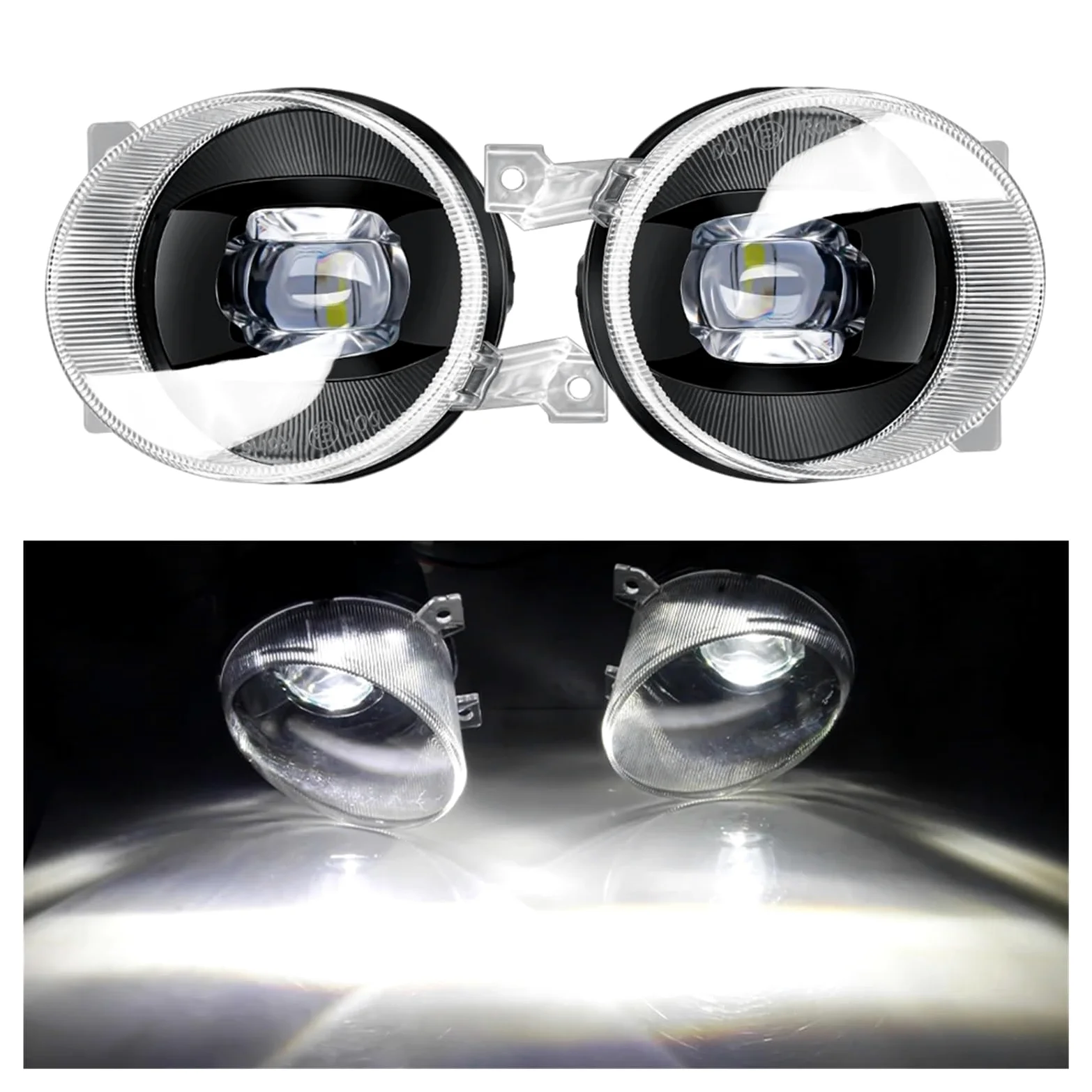 Faro Delantero Para VW Para Scirocco 3/III 2008 2009 2010 2011 2012 2013 2014 Luz Antiniebla LED 30W 8000LM Canbus Accesorios Lámpara Antiniebla Coche Faros Antiniebla