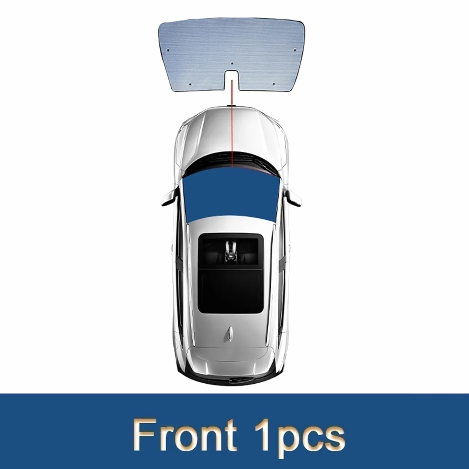 Protector Solar Coche para Gran para Pared para Tanque 300 2022 2023 Parasol Parabrisas Delantero Parasol Coche Protección UV Parasol para Parabrisas Coche(Front 1pcs)