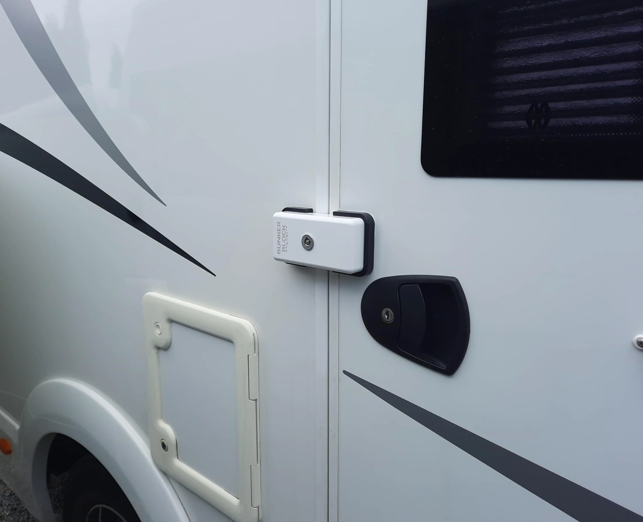 Autocaravana CERRADURAS Puertas Bunker Block - Modelo Manual - Leer descripcion del Producto