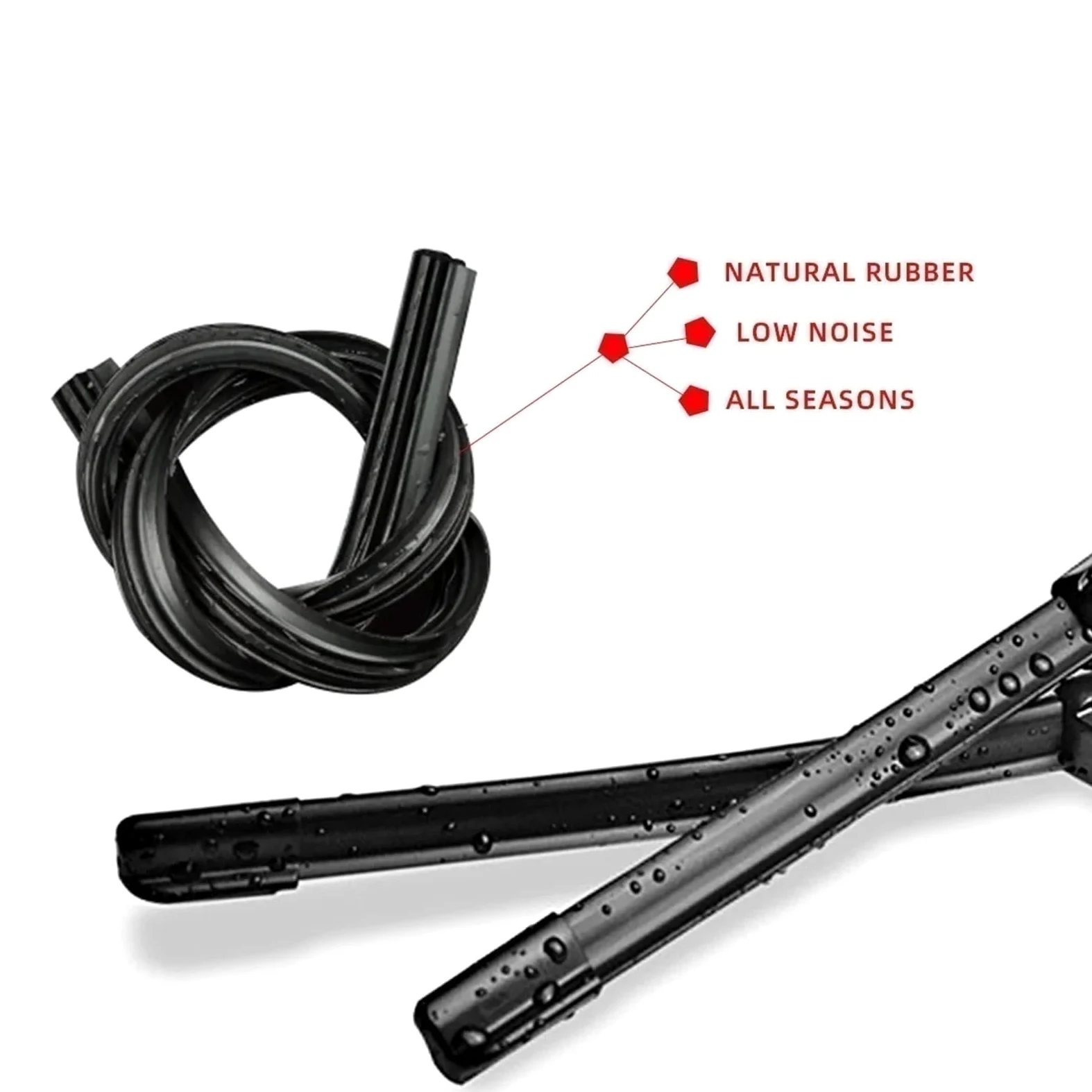 Conjunto Limpiaparabrisas Para Jeep Para Patriot 2008-2016 Escobillas Limpiaparabrisas Delanteras Traseras Accesorios Automóvil 1/2/3/4/6 Piezas Parabrisas Ventana Escobillas(6 PCS)