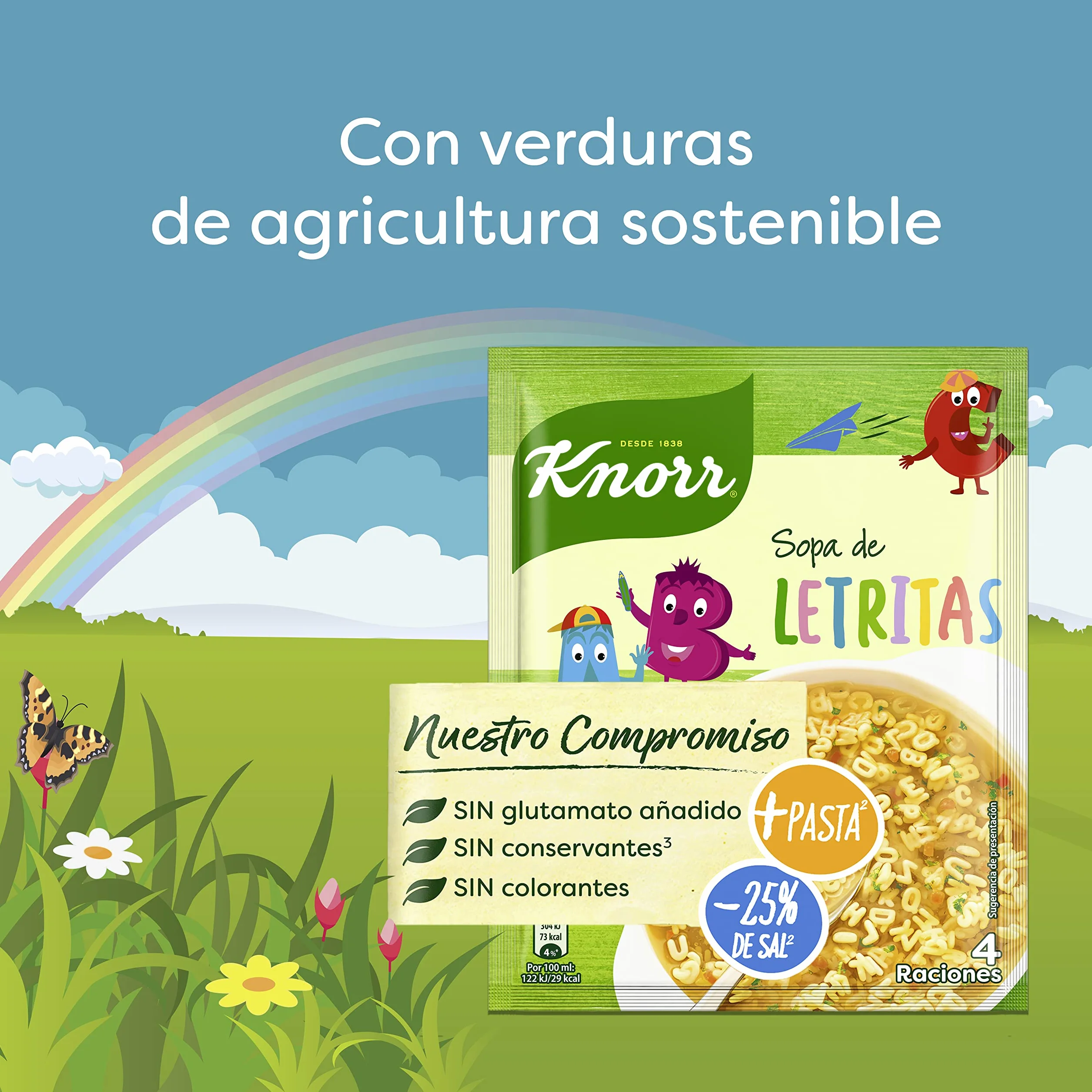 Knorr Sopa Deshidratada de Letritas 82g