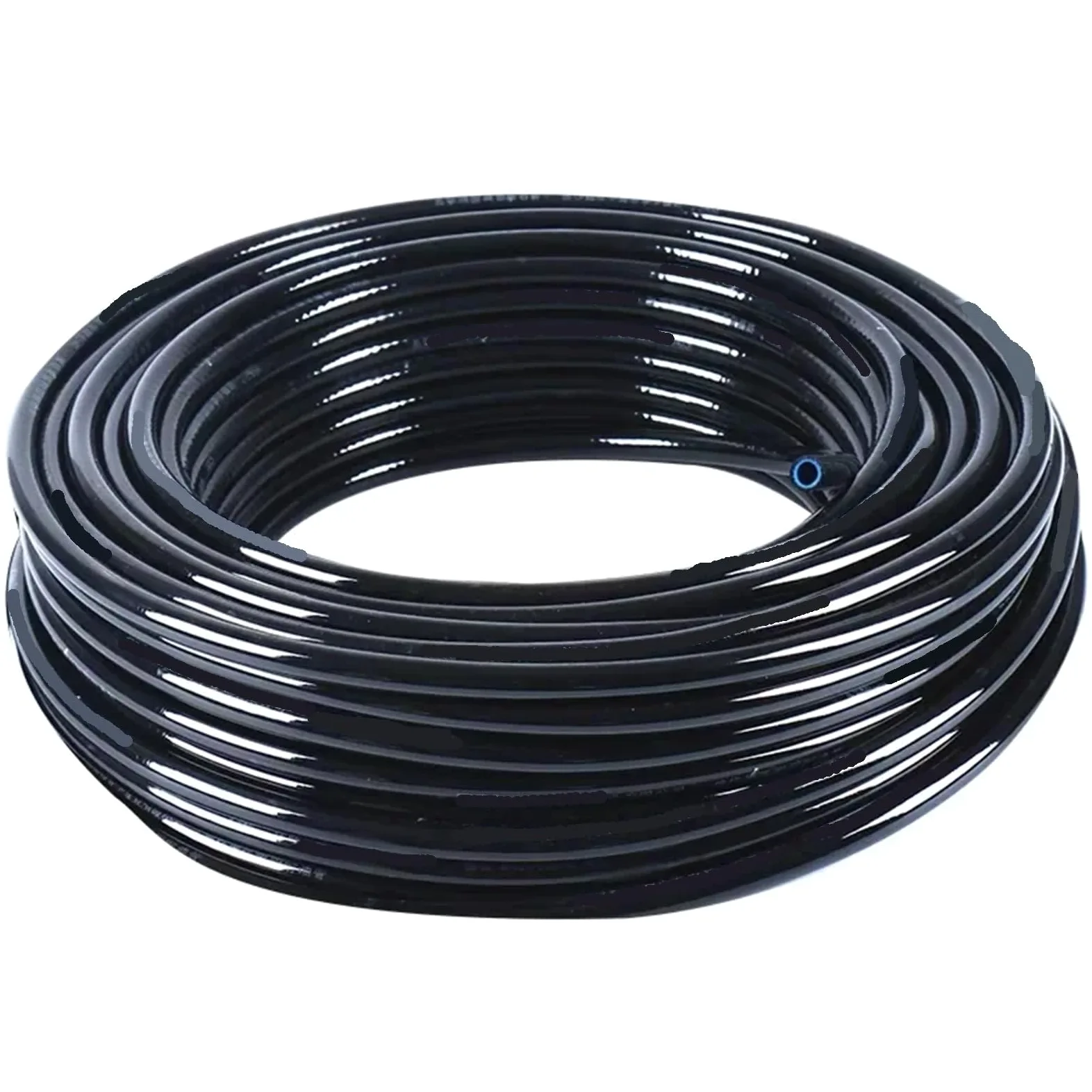 Tubo Gasolina Moto Tubo de aceite de resina de doble capa de 1M, tubo de combustible, tubo de sujeción de alambre resistente al aceite, manguera de gasolina, tubería diésel, núcleo negro de 6 ~ 14mm(5