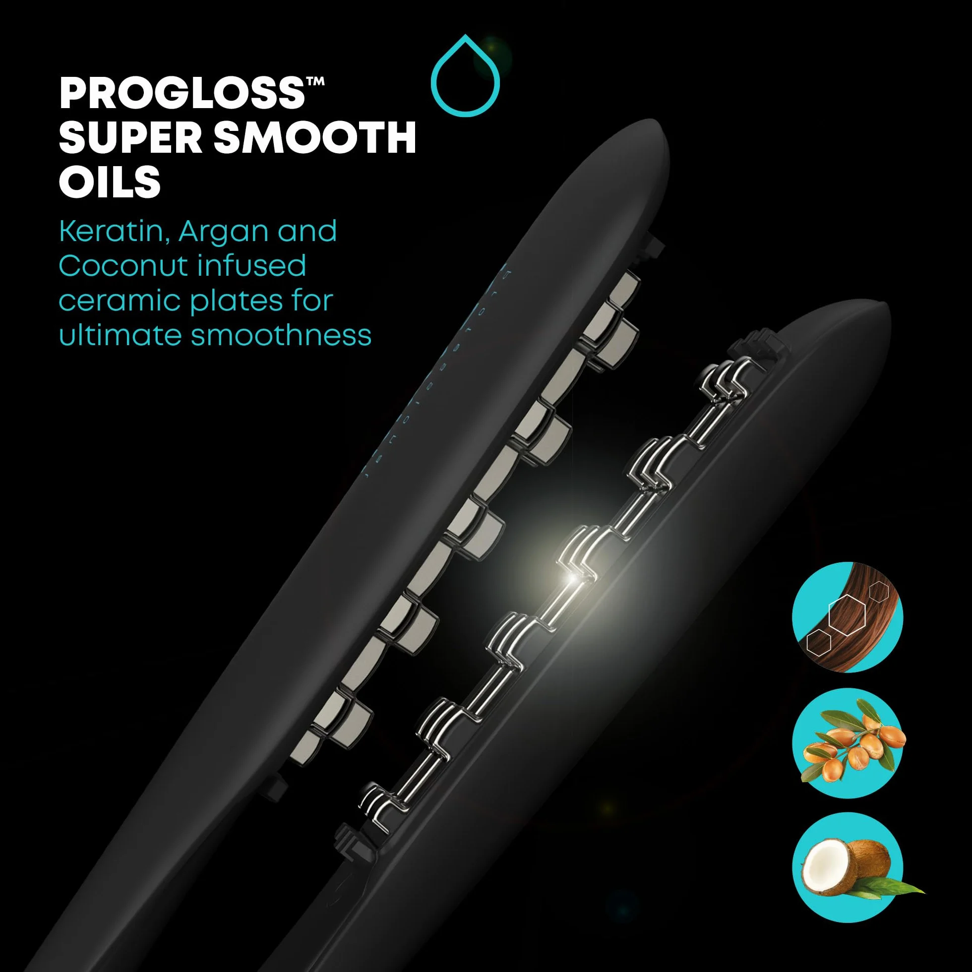 Revamp Progloss Voluminizador Cerámico 4D Moldeador de Cabello con Placas