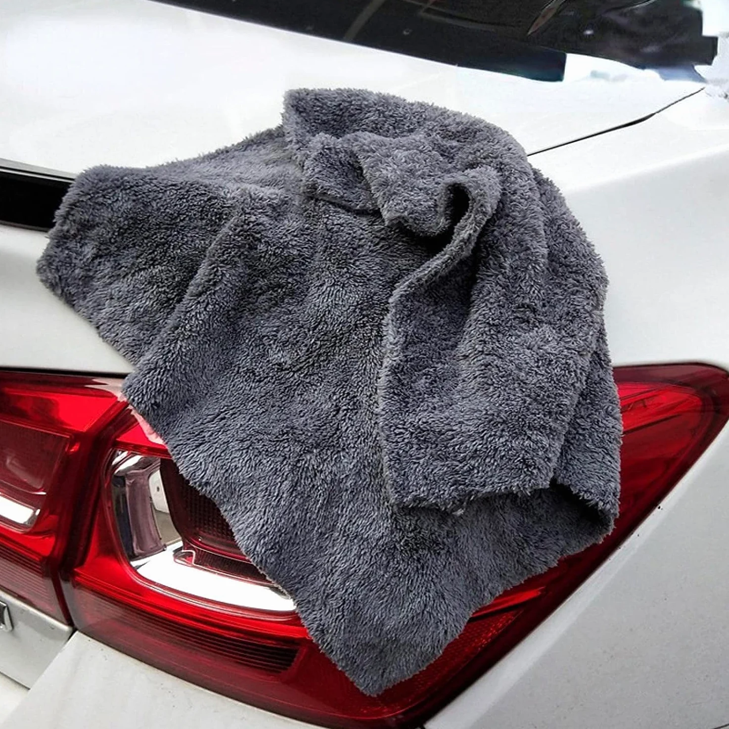 Toalla de lavado de autos Toalla de microfibra Accesorios de lavado de autos 100X40cm Super absorbente Paño de limpieza de autos Toalla automática de microfibra premium Secado de una sola vez (Color