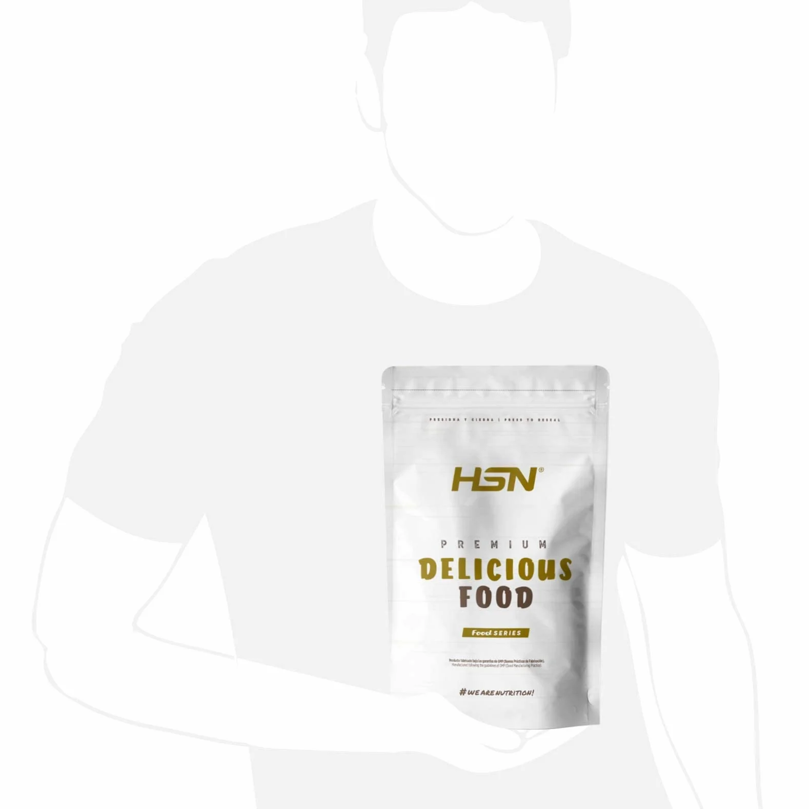 HSN Gachas de Avena Proteicas Veganas Chocolate Cacahuete 1 kg Porridge Proteico