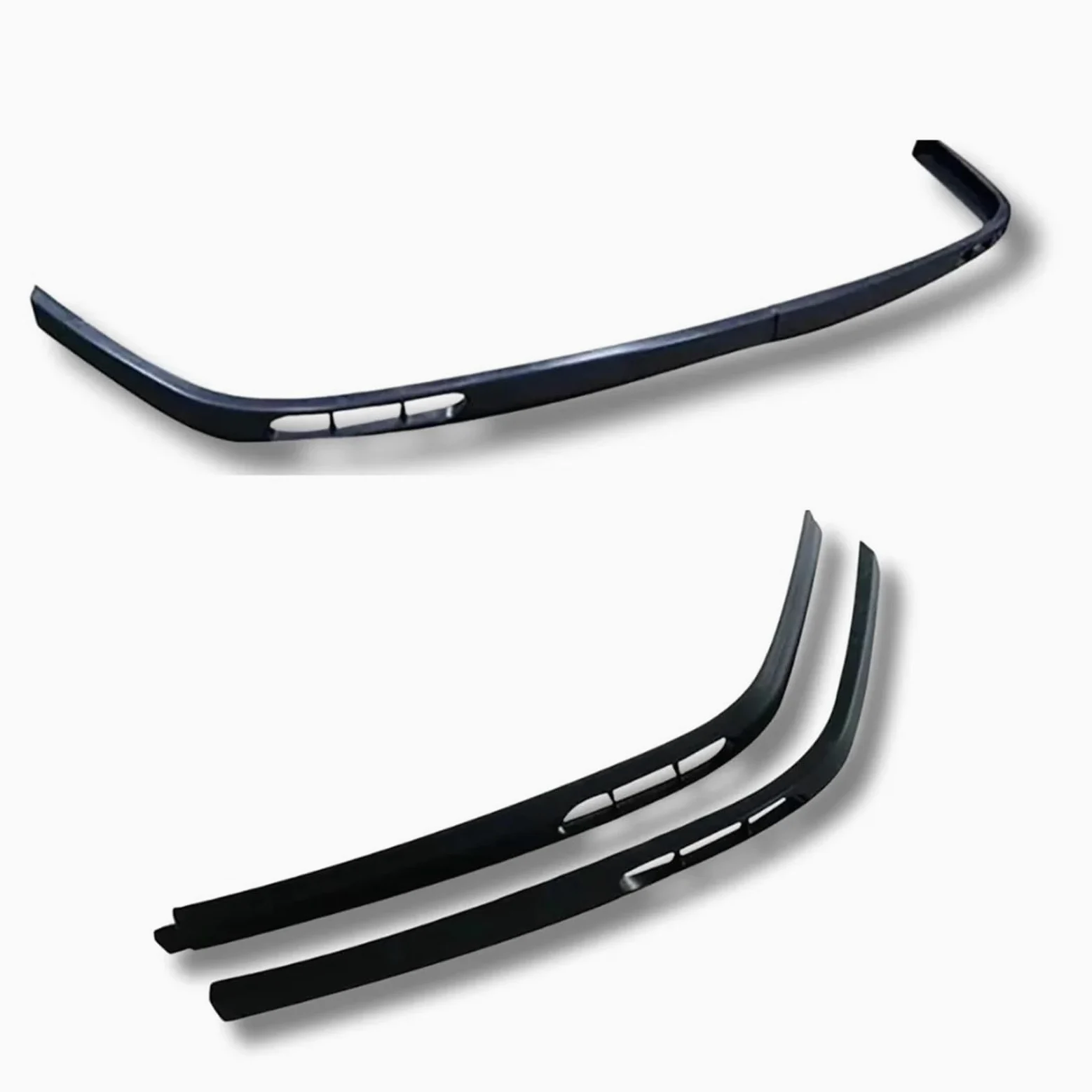 Spoiler Delantero para Peugeot 206 2 Uds Kit Carrocería Parachoques Delantero Accesorios Coche Difusor Divisor Alerón Parachoques Deportivo Piezas Exteriores Afinación Spoiler Parachoques(Model 1)