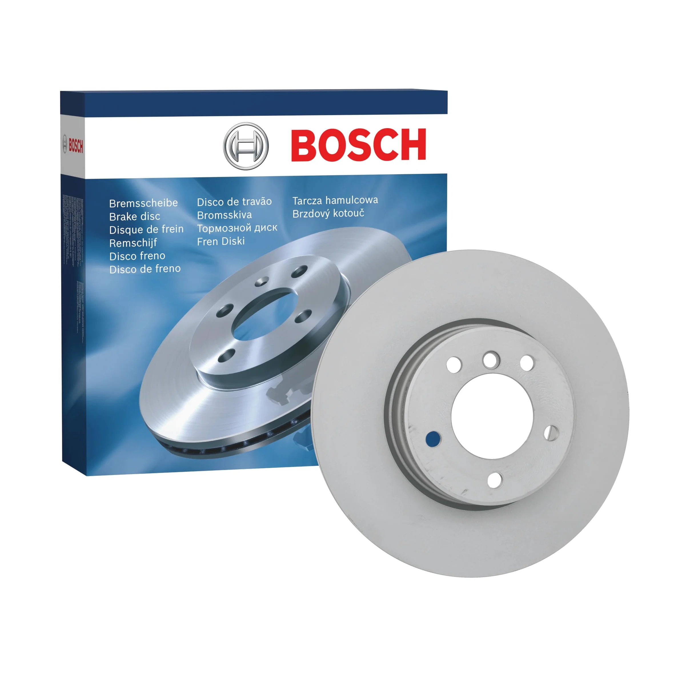 Disco de Freno Bosch BD2460 - Disco Ventilado, Alto Contenido en Carbono, 324 mm – Eje Delantero – Certificado ECE-R90 – Excelente Refrigeración y Reducción de Ruido, Anticorrosión – 1 Unidad | Disco de freno macizo, certificado ECE-R90, larga vida útil,