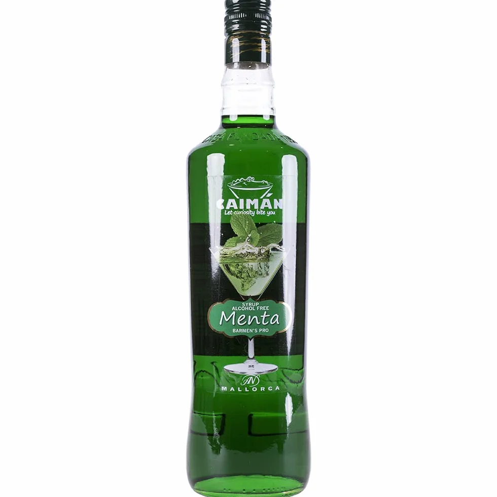 Antonio Nadal Destilerías Caimán Jarabe Menta Sin Alcohol 1000 ml