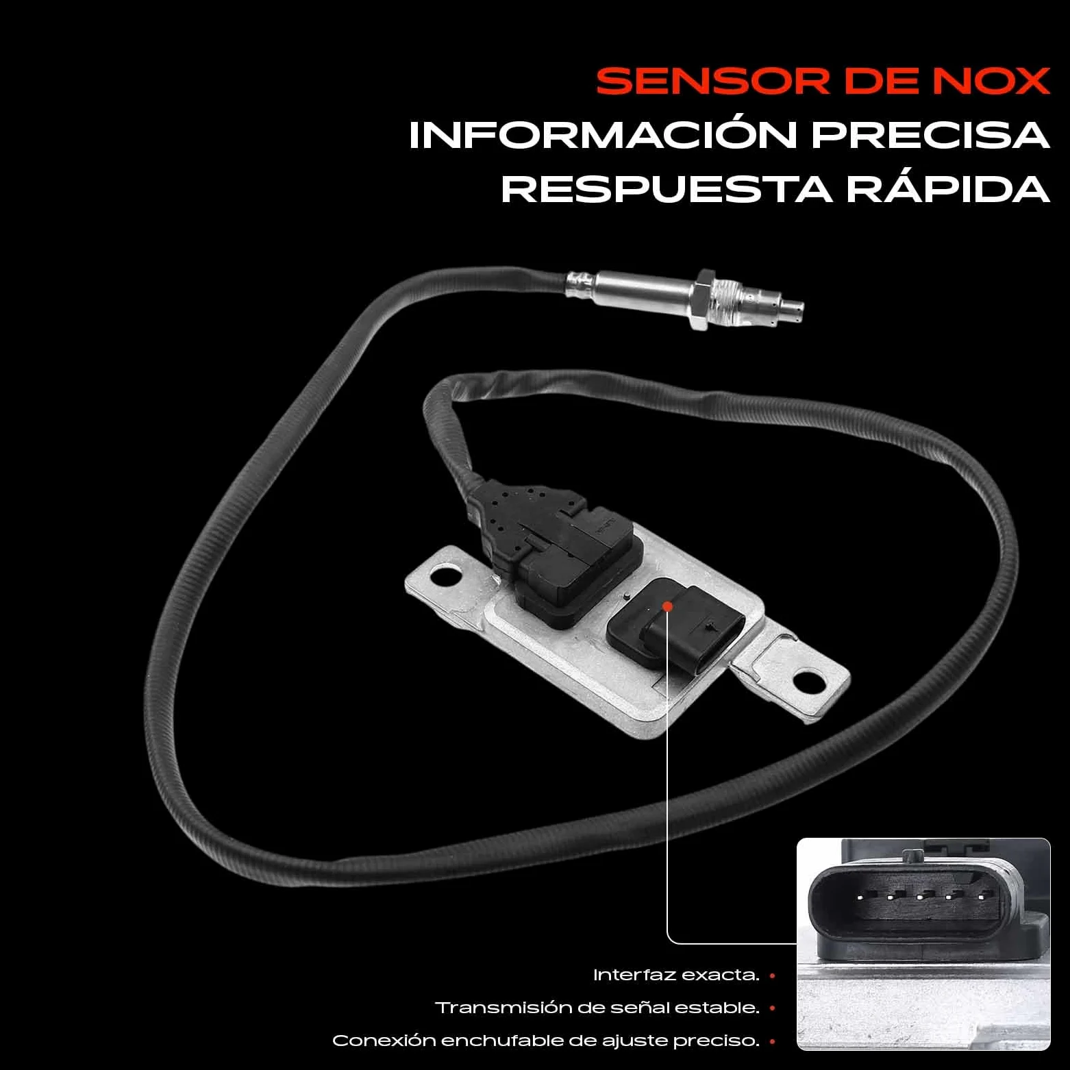 Frankberg Sensor de óxido de nitrógeno 5WK96688 | Compatible con: S.h.a.r.a.n 7N1 7N2 ,A.l.h.a.m.b.r.a 710 711