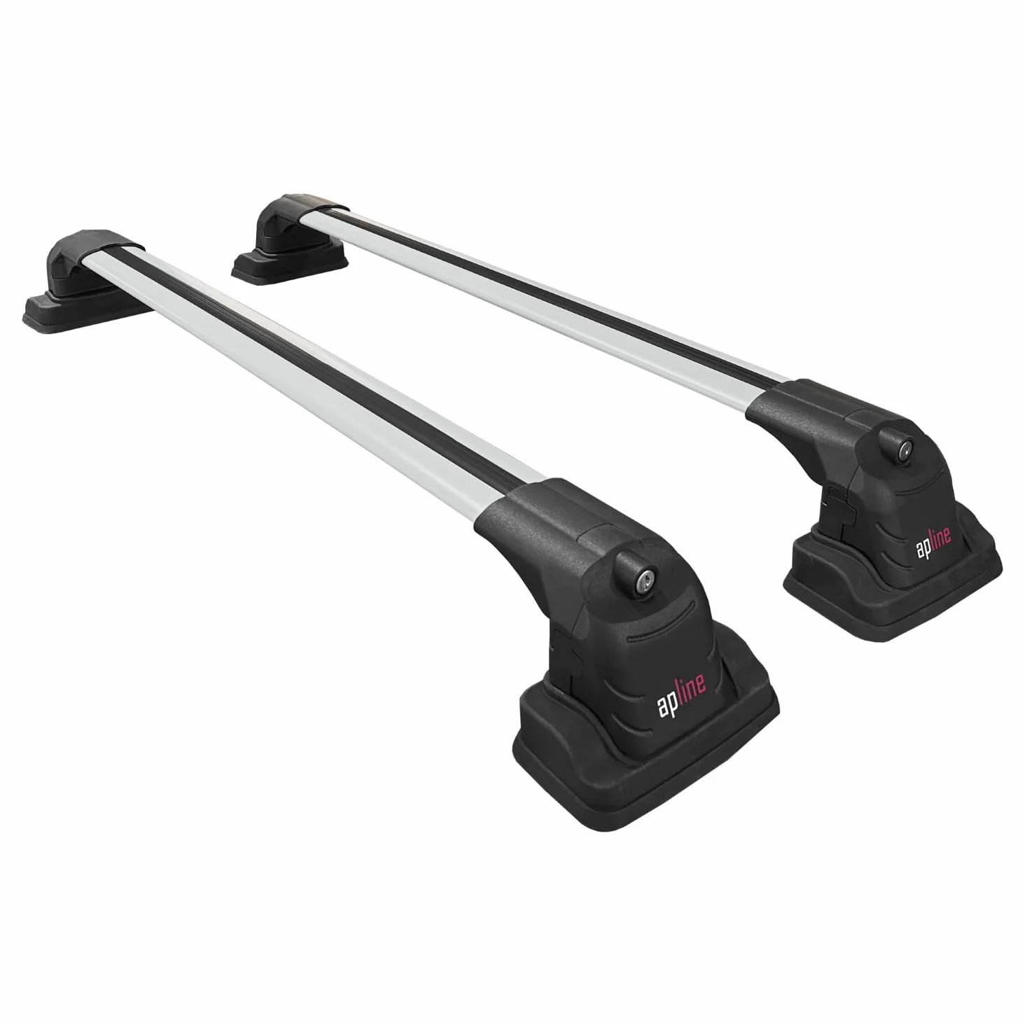 Compatible con Renault Kangoo 2 (X61) 2007-2021 Modelo Ace-3 Barra de Techo Auto Portaequipajes Barras Transversales Gris Aluminio 2 Barras