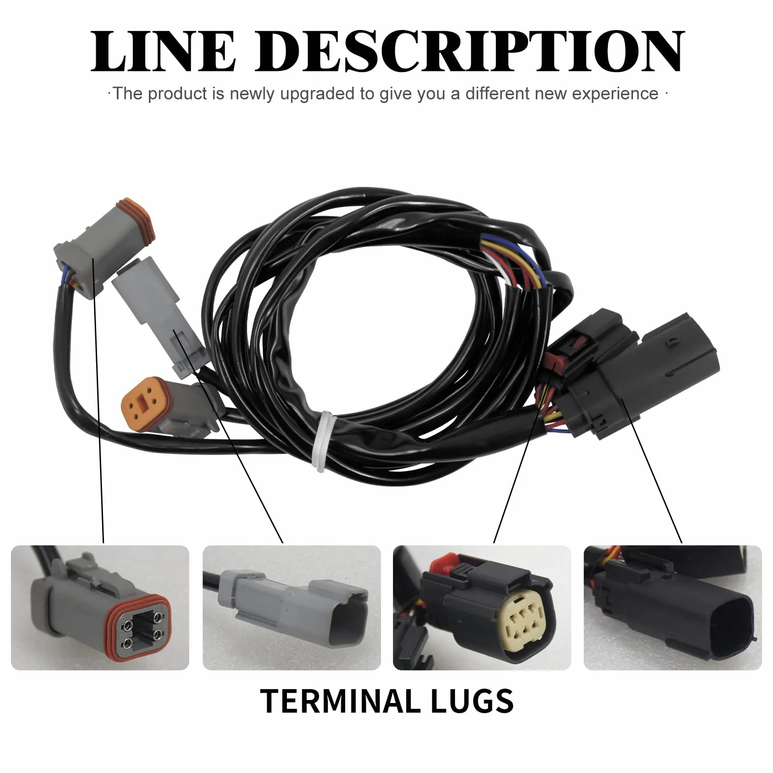 motocicleta trasera Fender Fascia LED luz para Harley Touring Road Glide Street Glide Electra Glide Road King Ultra Limited 14-2019 Negro brillante