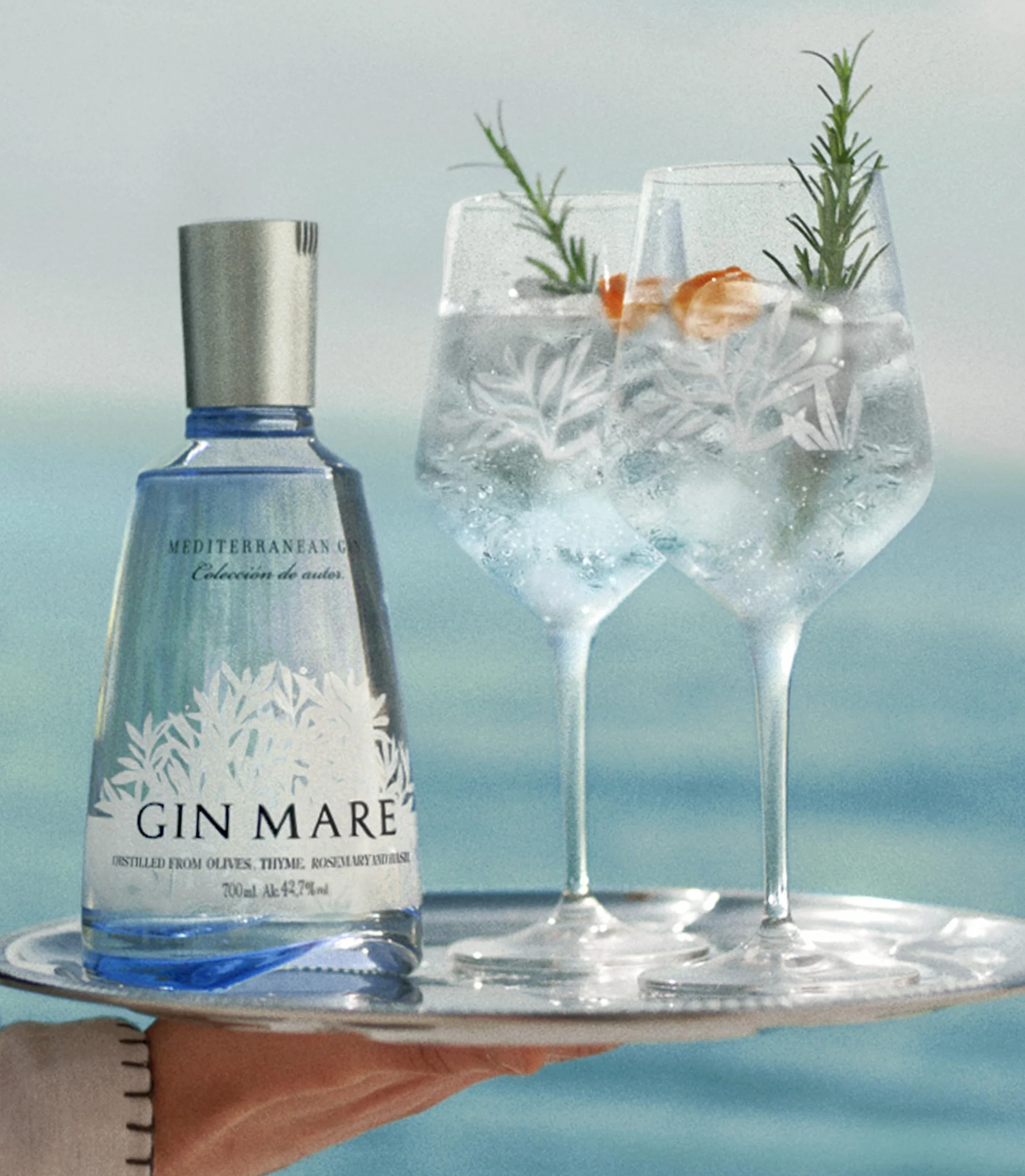 Gin Mare Ginebra Mediterránea Pack Copa Botella 700 ml