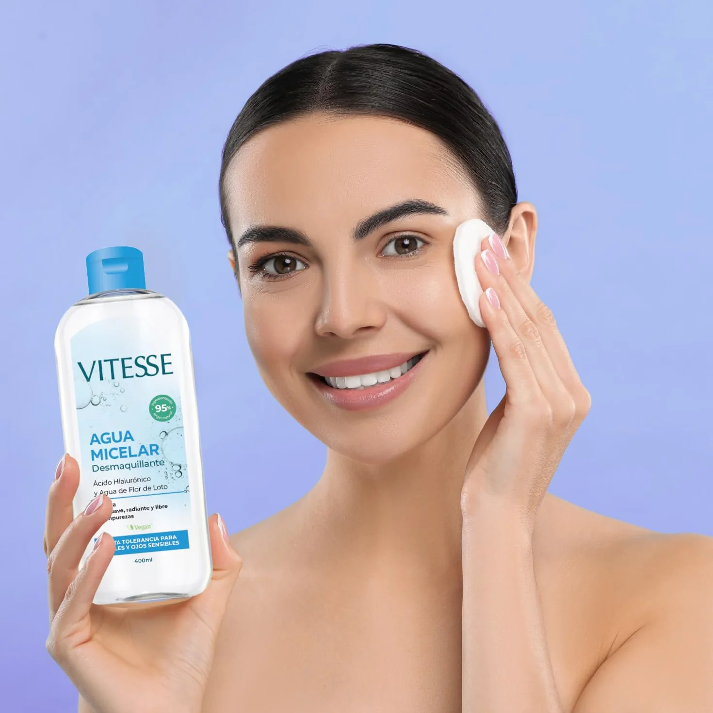 Vitesse Agua Micelar Desmaquillante con Ácido Hialurónico 400 ml