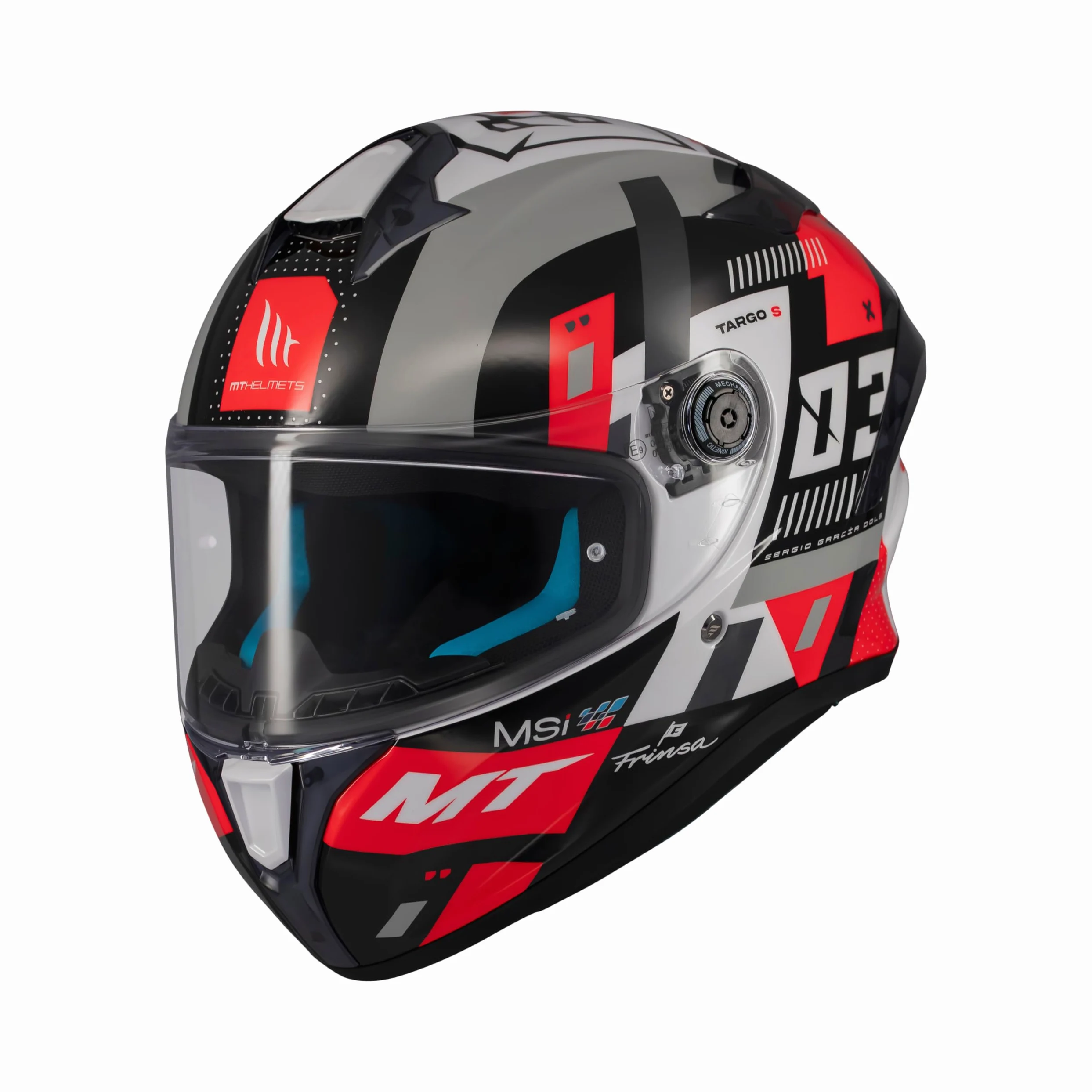 MT Helmets Targo S – Casco Moto Integral con Visor Solar Full Vision, Pantalla Compatible con Pinlock, Interior Lavable y Cierre Micrométrico | Calota HIRP | Homologado ECE 22.06 & DOT