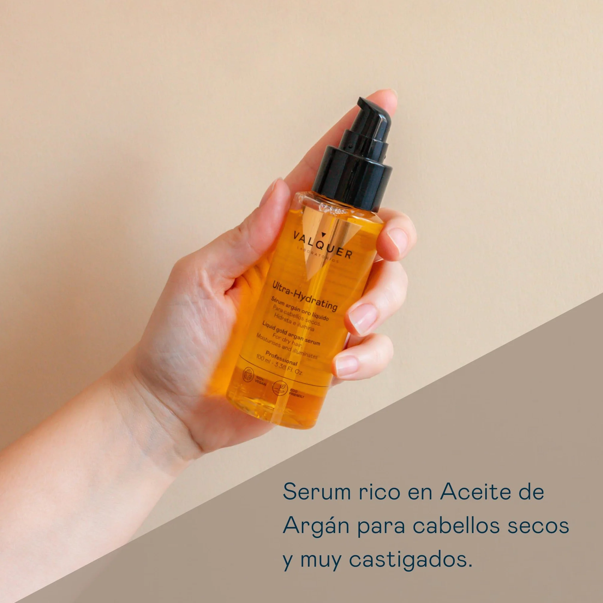 VALQUER Sérum Capilar Aceite de Argán y Zanahoria 100 ml Vegano