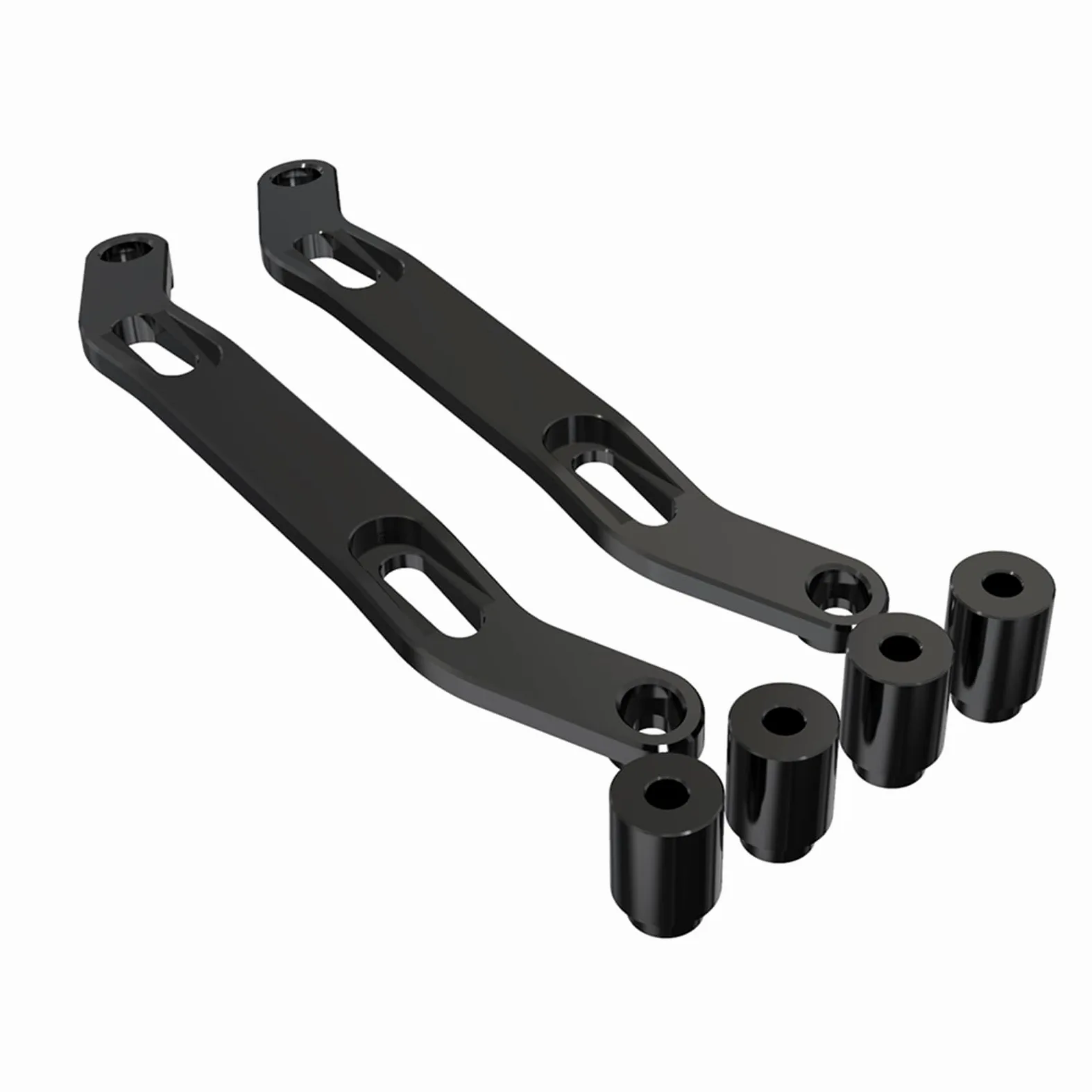 Manija del pasajero trasero de la motocicleta Mango Apoyabrazos Barra de apoyo para TENERE 700 WOLD RAID T7 XTZ 700 (negro)