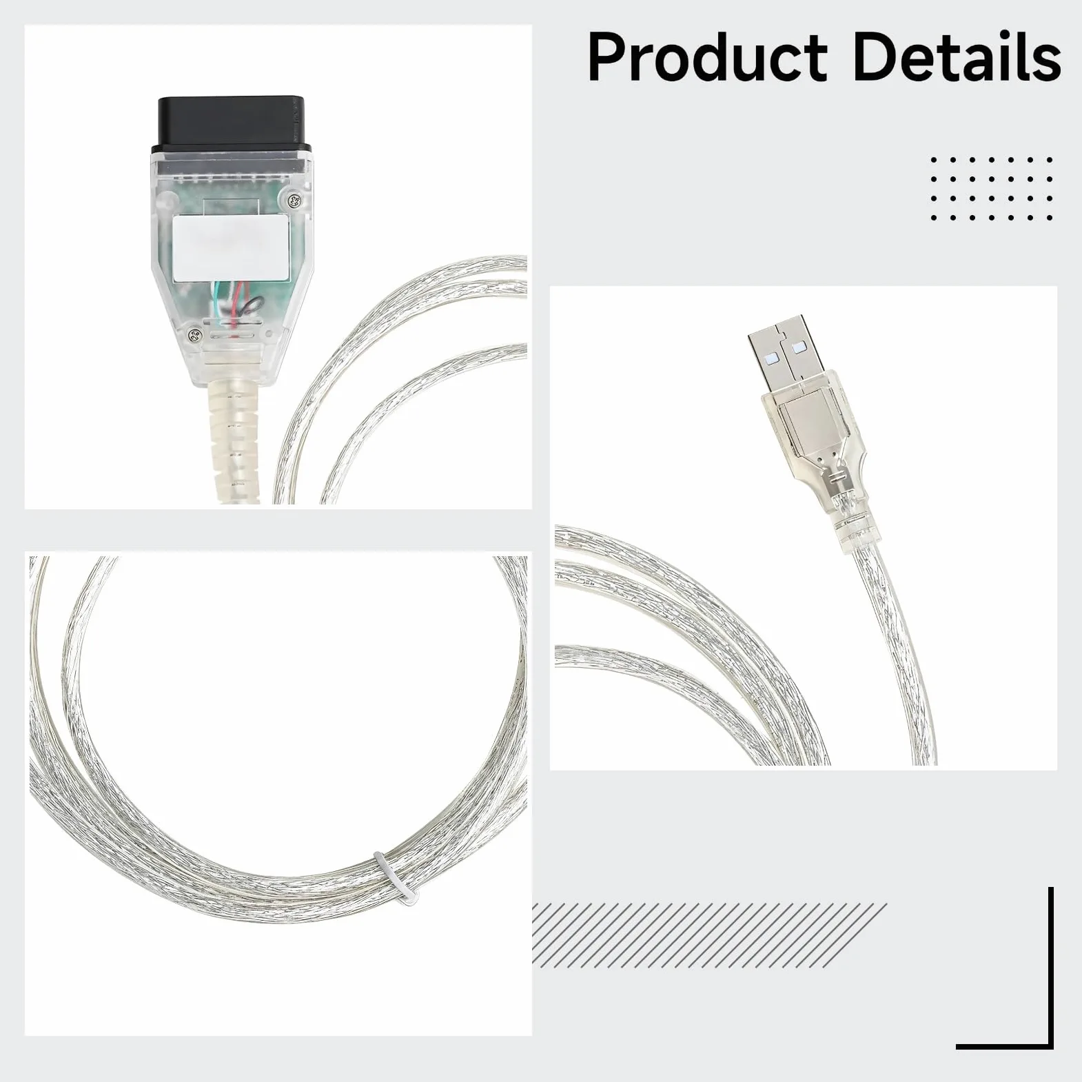 Tis Techstream V18 - Herramienta de diagnóstico con Mini Vci J2534, interfaz USB y cable de 1,5 m para programación de vehículos