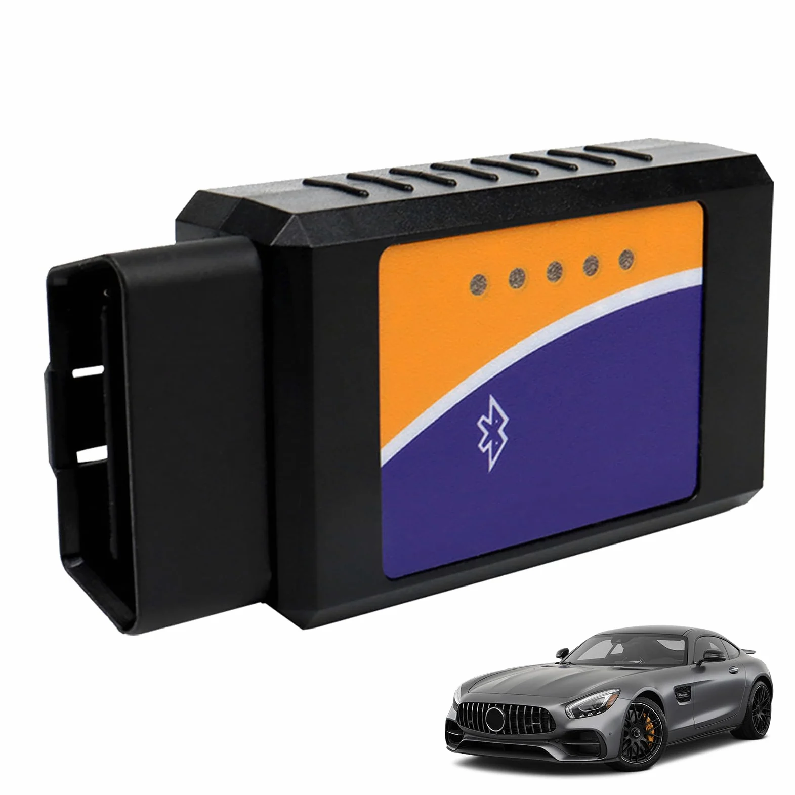 Scanner, Bluetooth Diagnosis Coche,Diagnosis Coche Multimarca,Escaner para Coches,para Todos los vehículos de protocolo,Detector Fallos Cóche,Scaners para Cóches