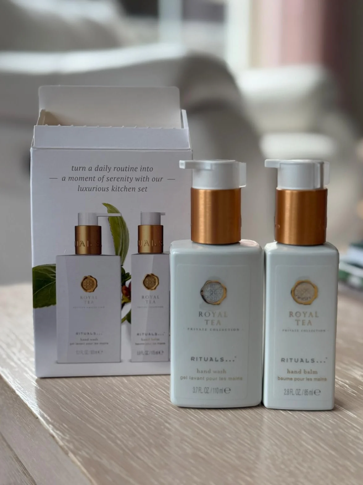 Rituals Private Collection Royal Tea Set de Viaje Jabón Manos 110ml Bálsamo Manos 85ml