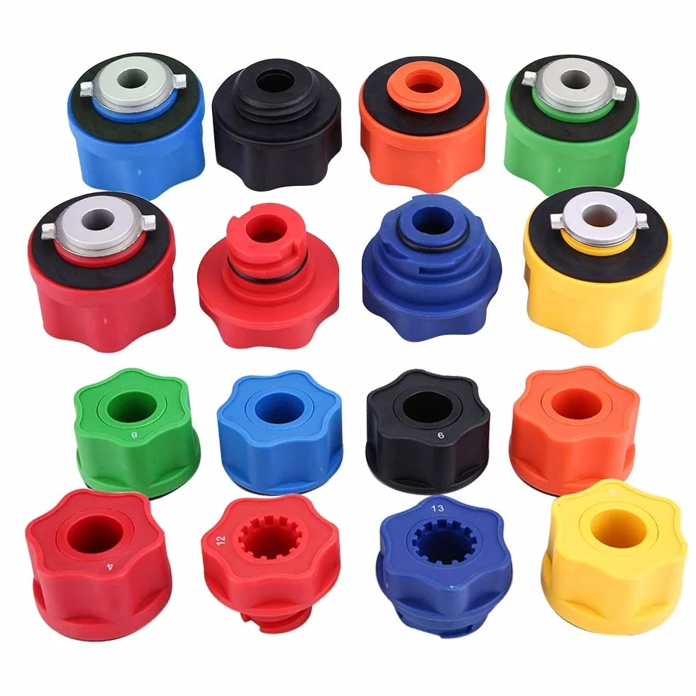 Embudo Para Aceite De Motor- Juego de llenado del adaptador del embudo de aceite del motor de automóvil, además de la herramienta de la furgoneta del automóvil del tubo de extensión en offset gir
