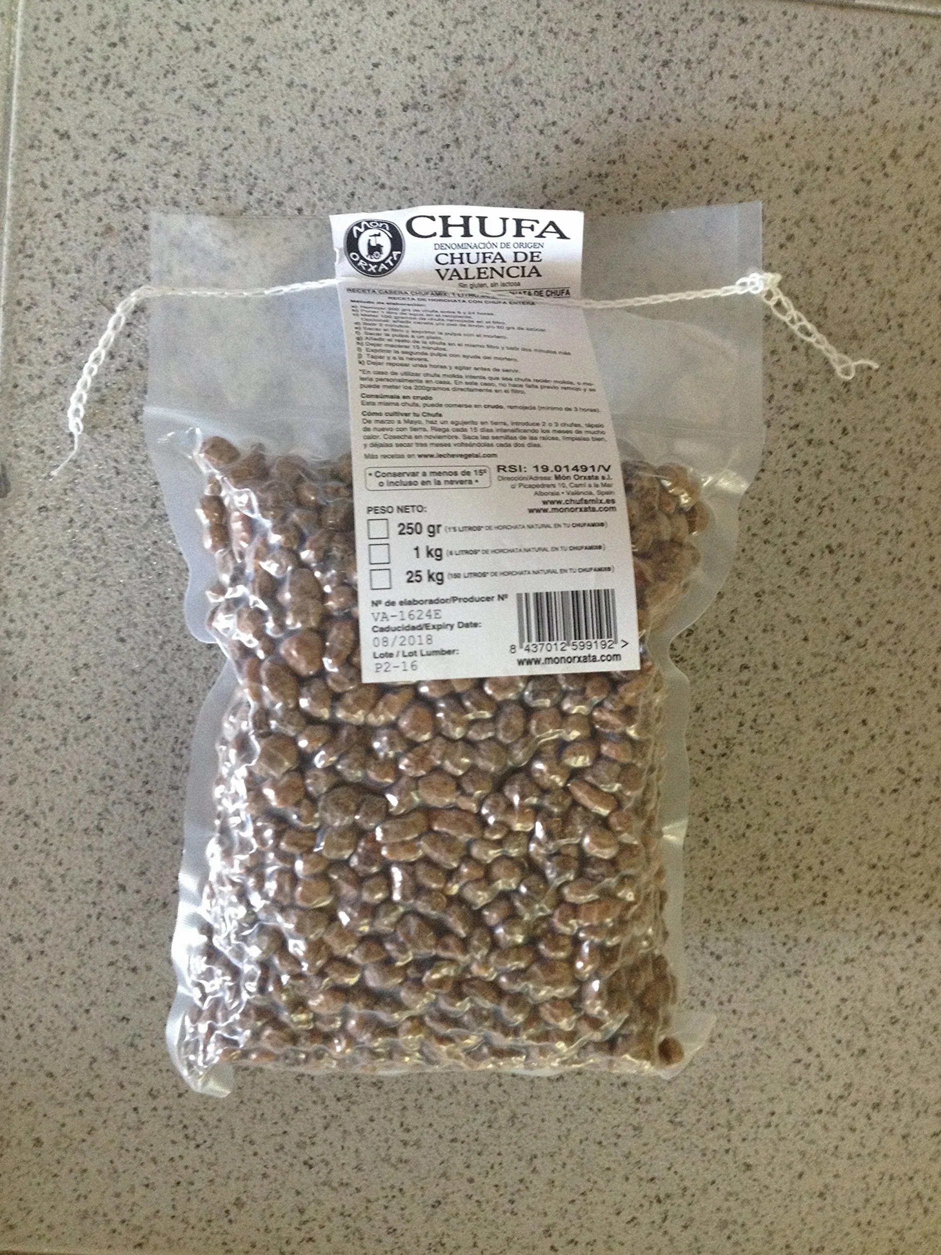 Chufa seca de Valencia 1000 gr