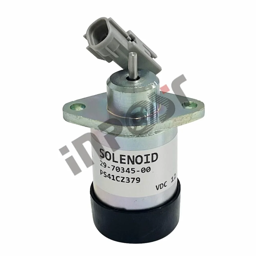 INPOST Solenoide de parada de apagado de combustible PS41CZ379 de 12 V 29-70345-00 PS41CZ379 compatible con Carrier Vector 1350