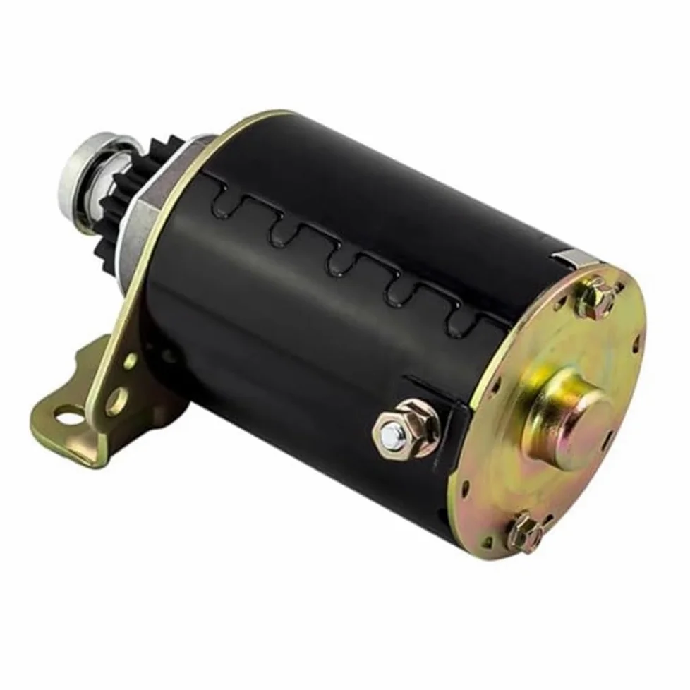 Motor de Arranque Solenoide De Arranque Y Motor 12 V Para Cortacésped Eléctrico (motor 499521 795121) Copia de seguridad