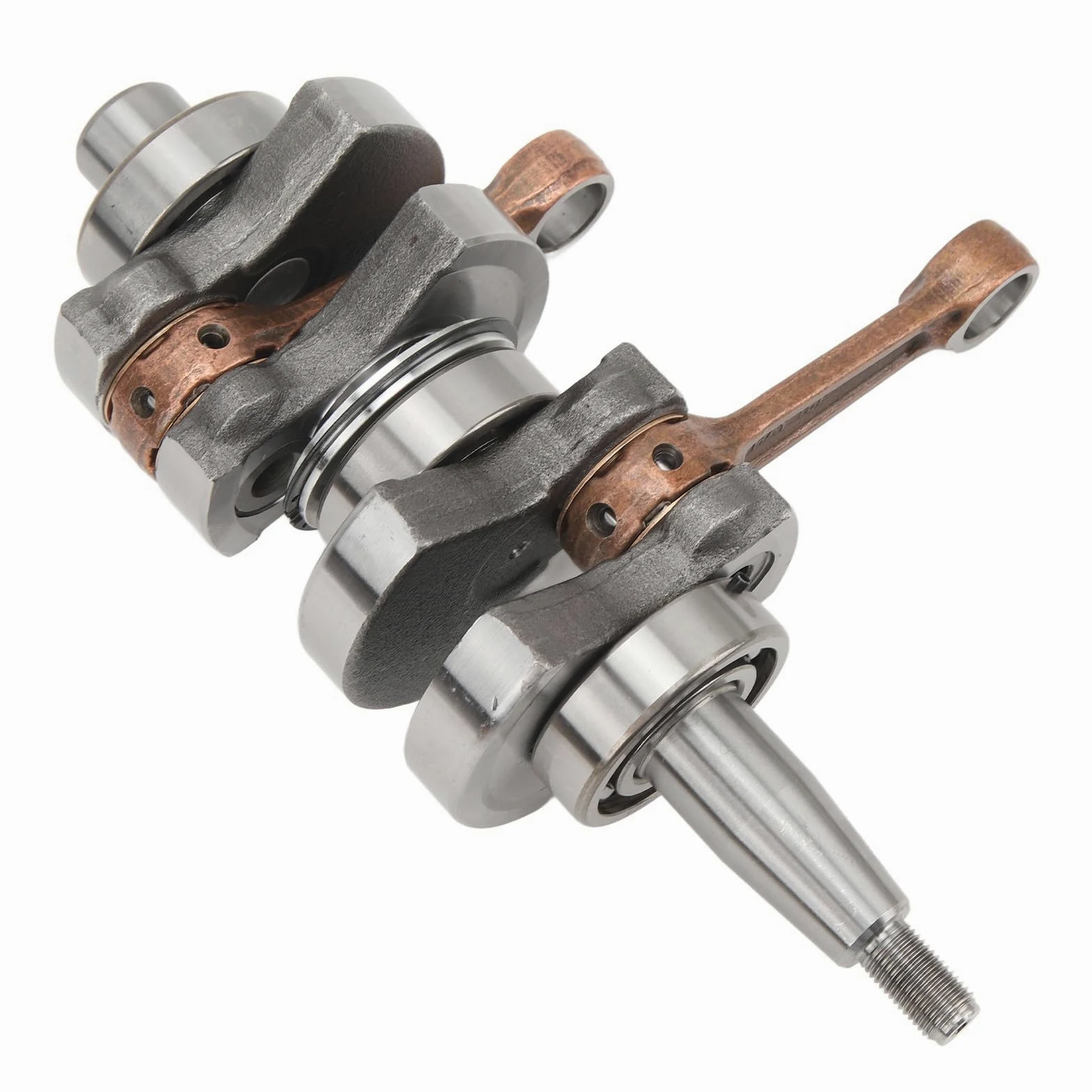 Cigüeñal Asamblea prueba precisión motor cigüeñal para fuera de borda 2 tiempos 9.9 15 motor aleación metal reemplazo directo