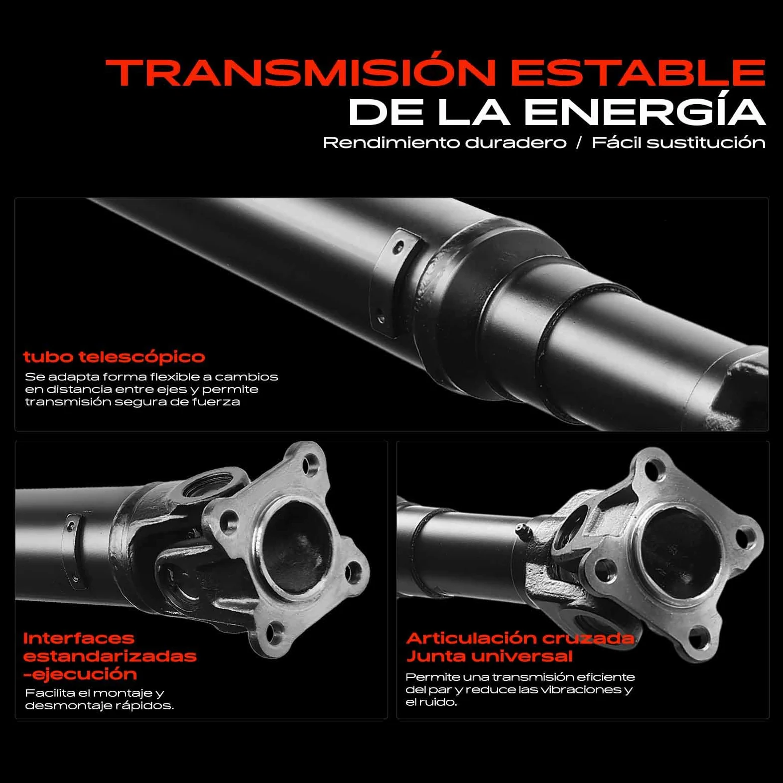 Frankberg Eje cardán eje de transmisión delantero 37200EB300 | Compatible con: NP300 Navara plataforma/chasis D40, Pathfinder III R51, Navara D40 NP300