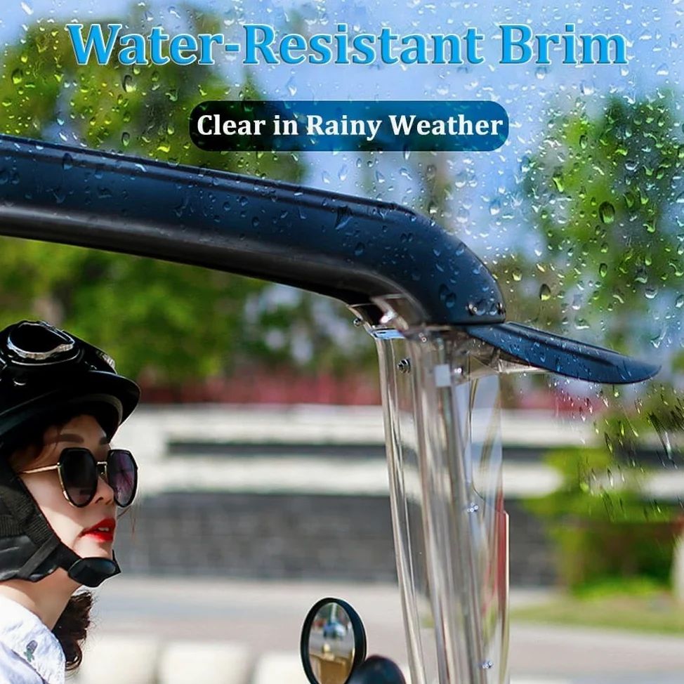 Cubierta Resistente al Agua Totalmente Cerrada para Bicicleta Eléctrica | Protección para scooter, parasol, tienda impermeable para scooter de movilidad, diseño parasol, tiras reflectantes