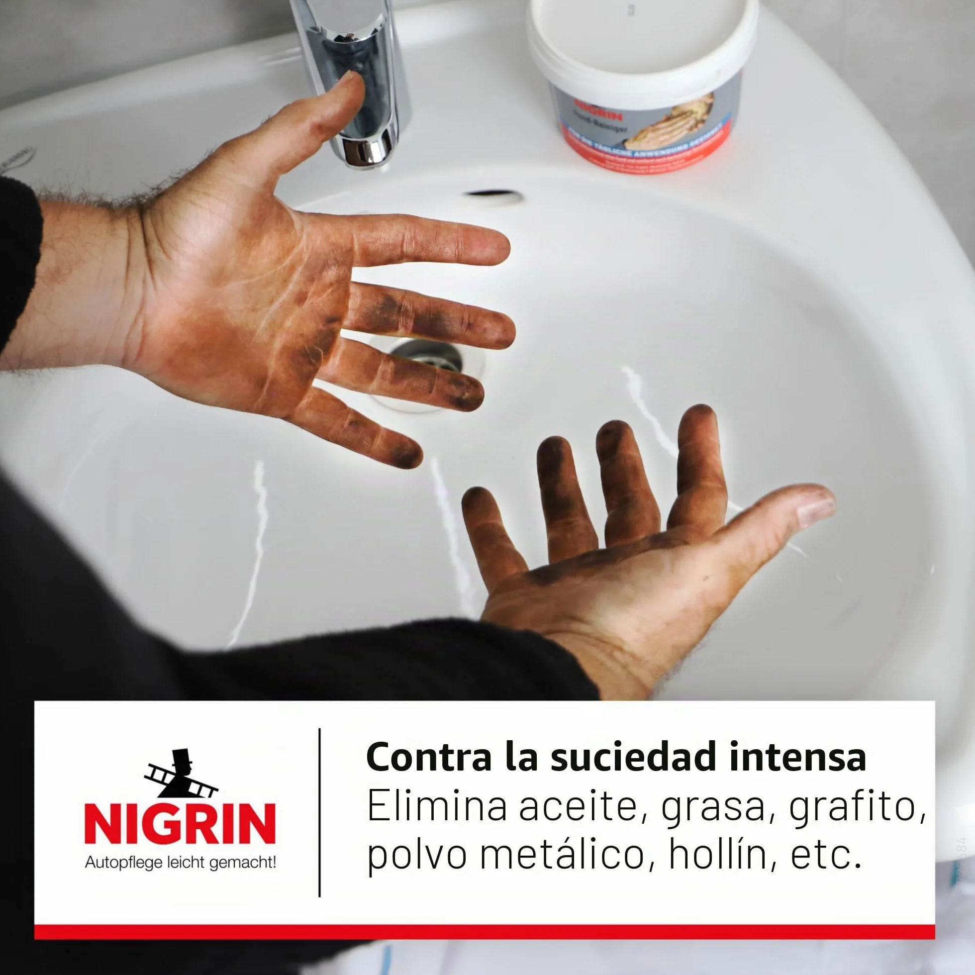Nigrin RepairTec 72268 Jabón para manos profesional 500 ml
