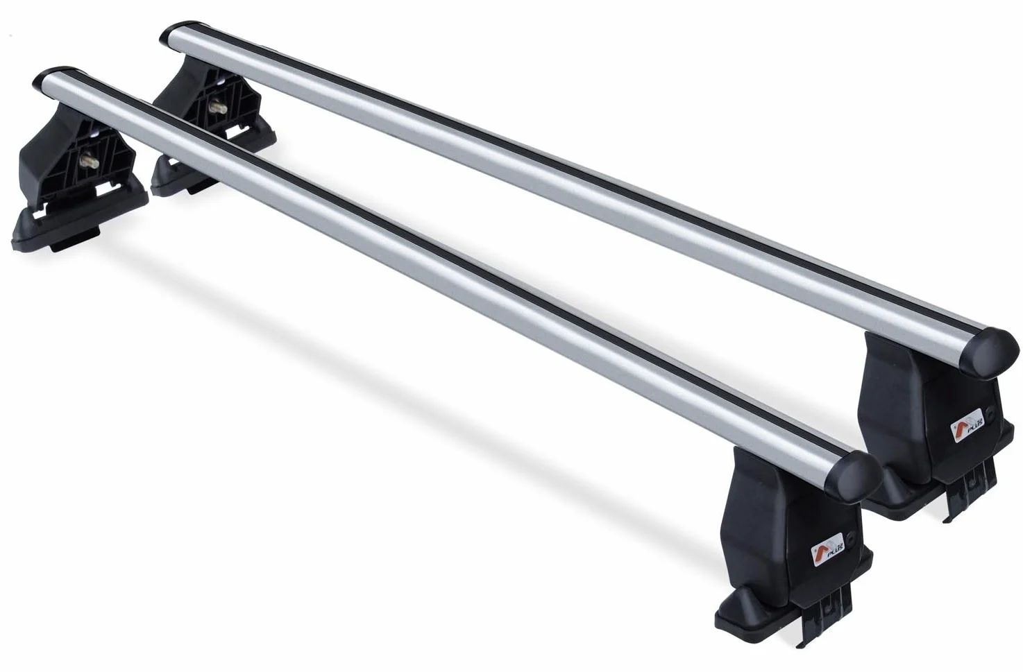 VDP Barras portaequipajes Tema + portaesquís/snowboard/soportes para esquís de aluminio, 4 pares de esquís compatibles con Nissan Leaf (Hatchback 5 puertas) 2010-2016