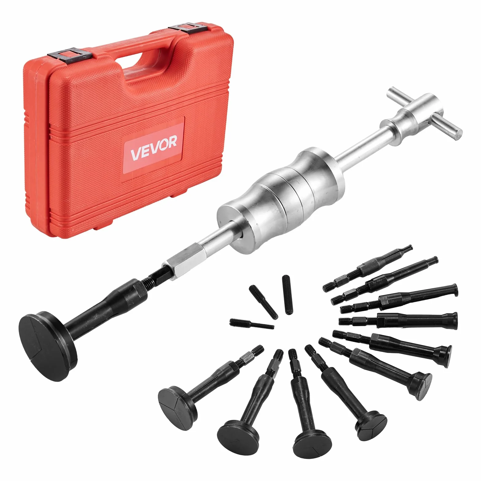 VEVOR Juego de Extractores de Cojinetes para Agujeros Ciegos, 16 en 1, Kit de Extracción con Martillo Deslizante