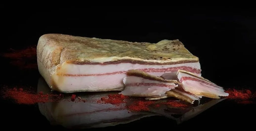Panceta Curada Ibérica de Bellota – Pack de 2 Piezas 270g, Sabor Intenso y Jugoso