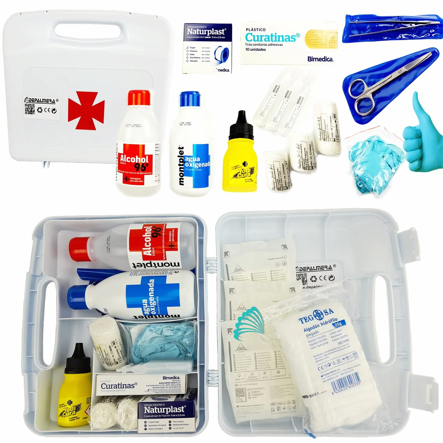 Pharma Botiquin Primeros Auxilios Emergencia Maletin Completo Homologado para Autocares Ambulancias