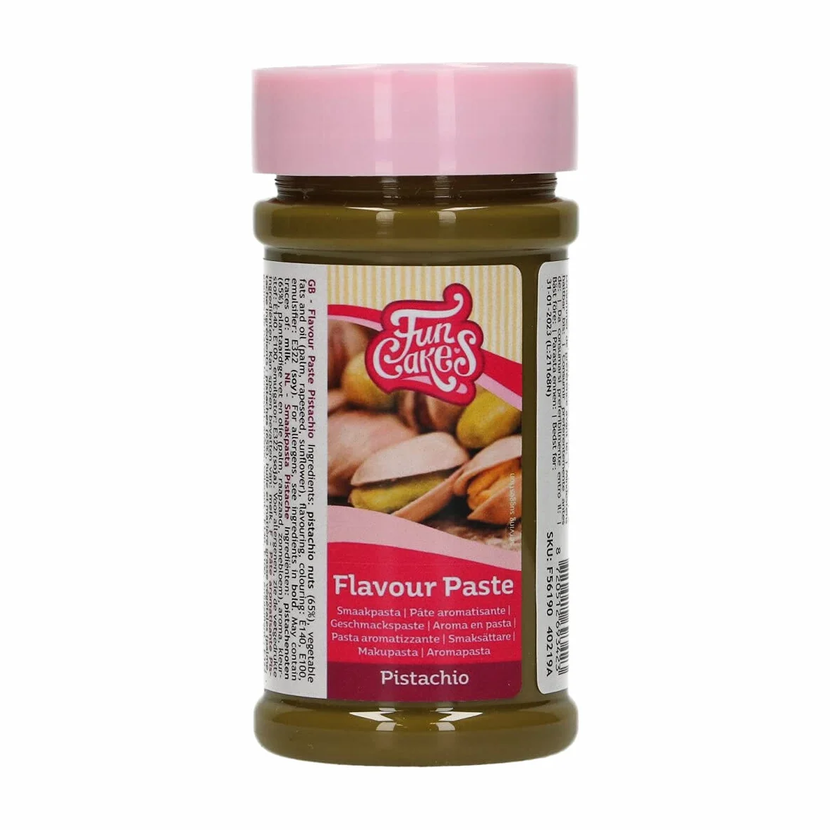 FunCakes Pasta Pistacho Aroma para Alimentos 80 g Decoración de Tartas