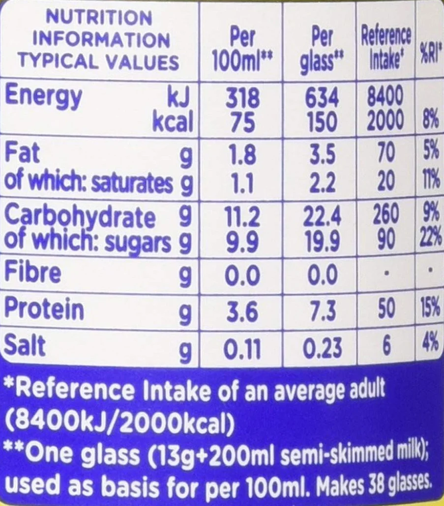 Nesquik Nestlé Mezcla de bebidas con leche sabor fresa 500 g