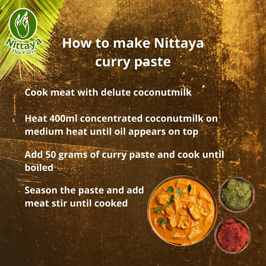 NITTAYA Pasta de curry Panang 1 KG