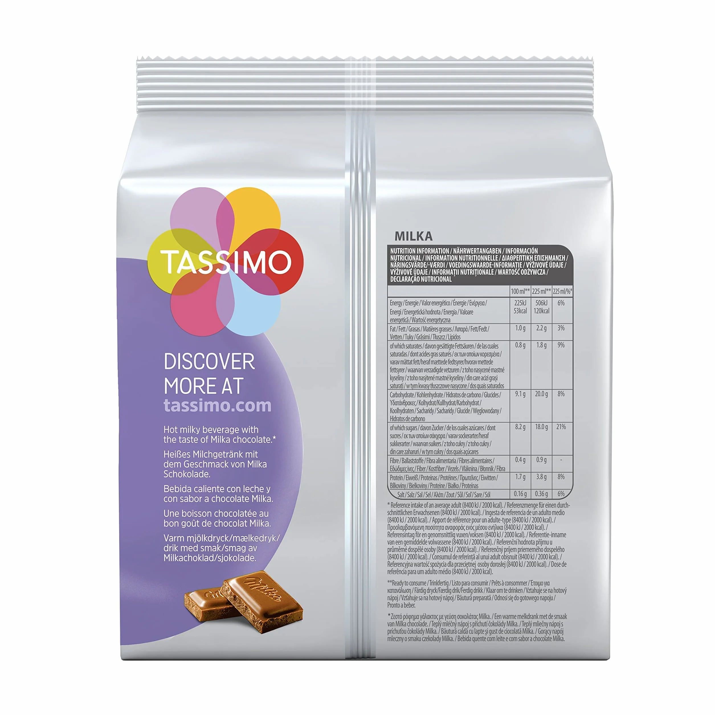Tassimo Milka Chocolate con Leche Cápsulas 40 Compatibles Cafetera 5 Pack Amazon Exclusive