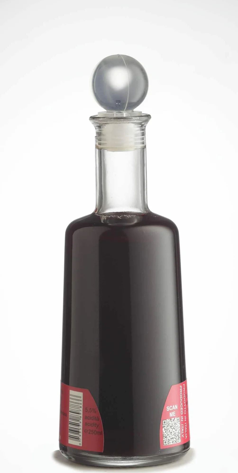 Vinagre de granada agridulce natural con acetificación espontánea lenta