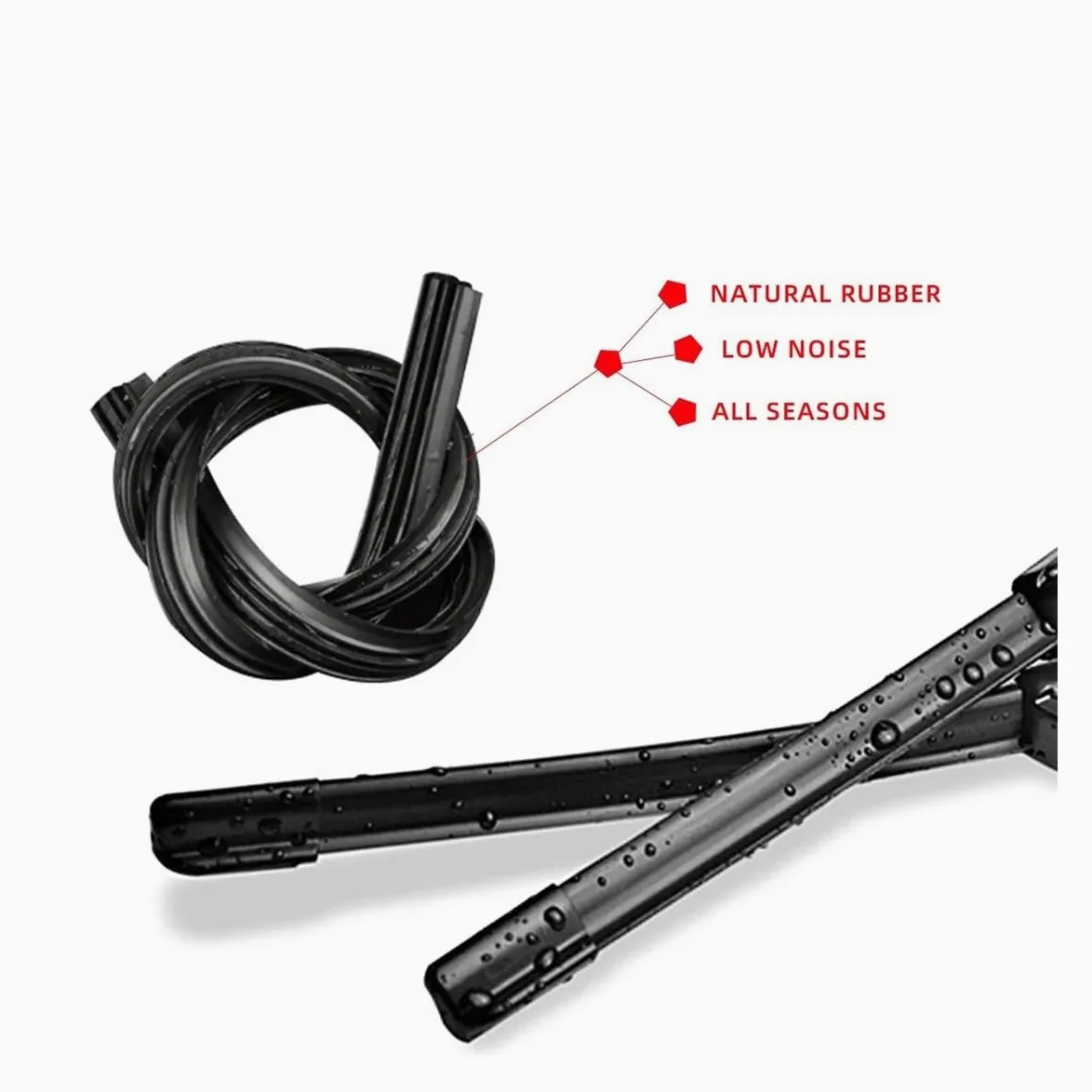 Escobillas limpiaparabrisas delanteras 1/2/3/4/6 Piezas Escobillas Limpiaparabrisas Delanteras Y Traseras Para Coche, Accesorios Para Forester MK3 2007-2012